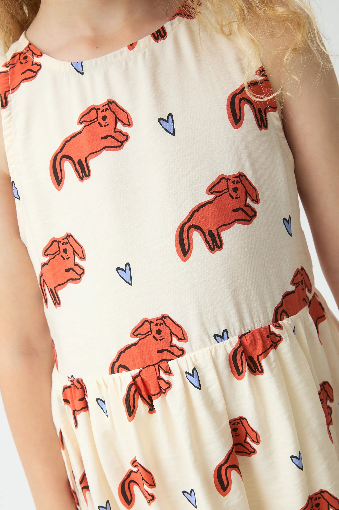 Tochi print short dress for girls