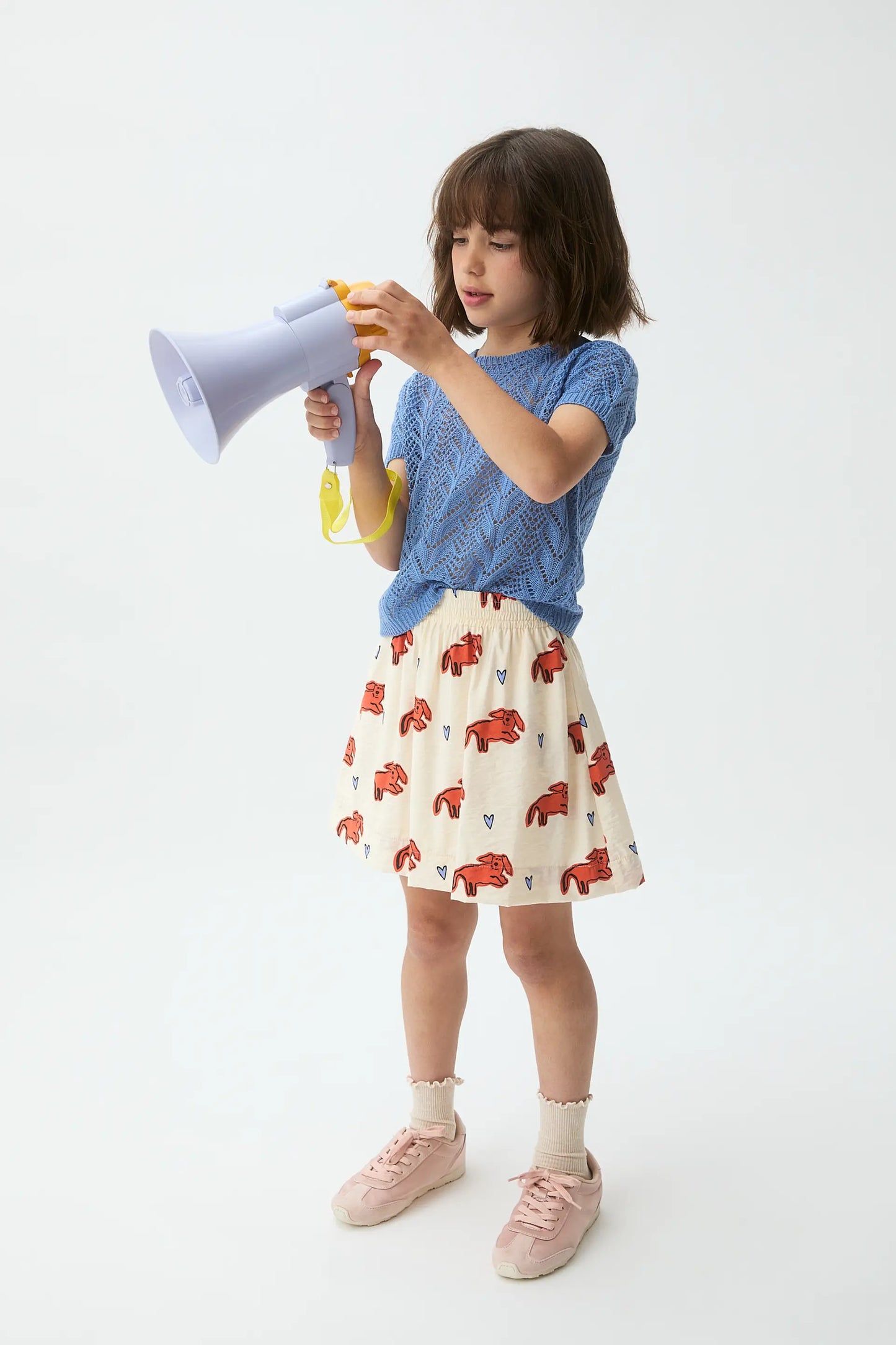Tochi print short skirt for girls