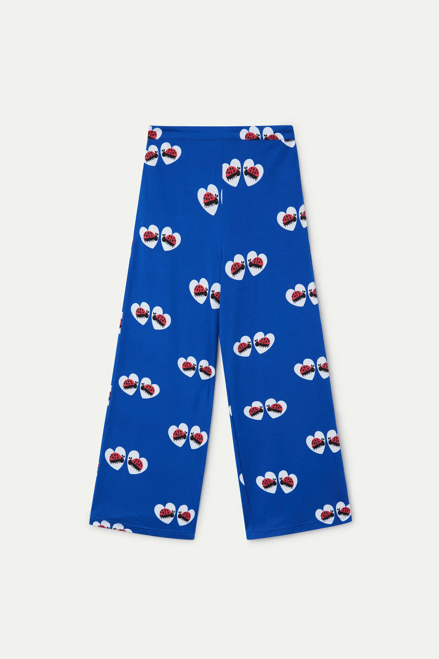 Pantaloni da bambina con stampa coccinella