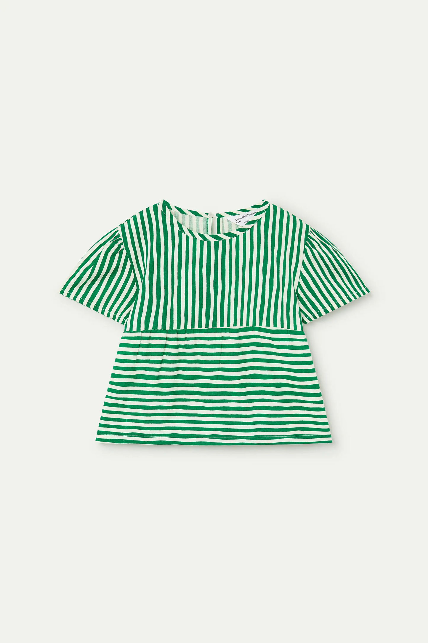 Top de niña con estampado Lavagna verde