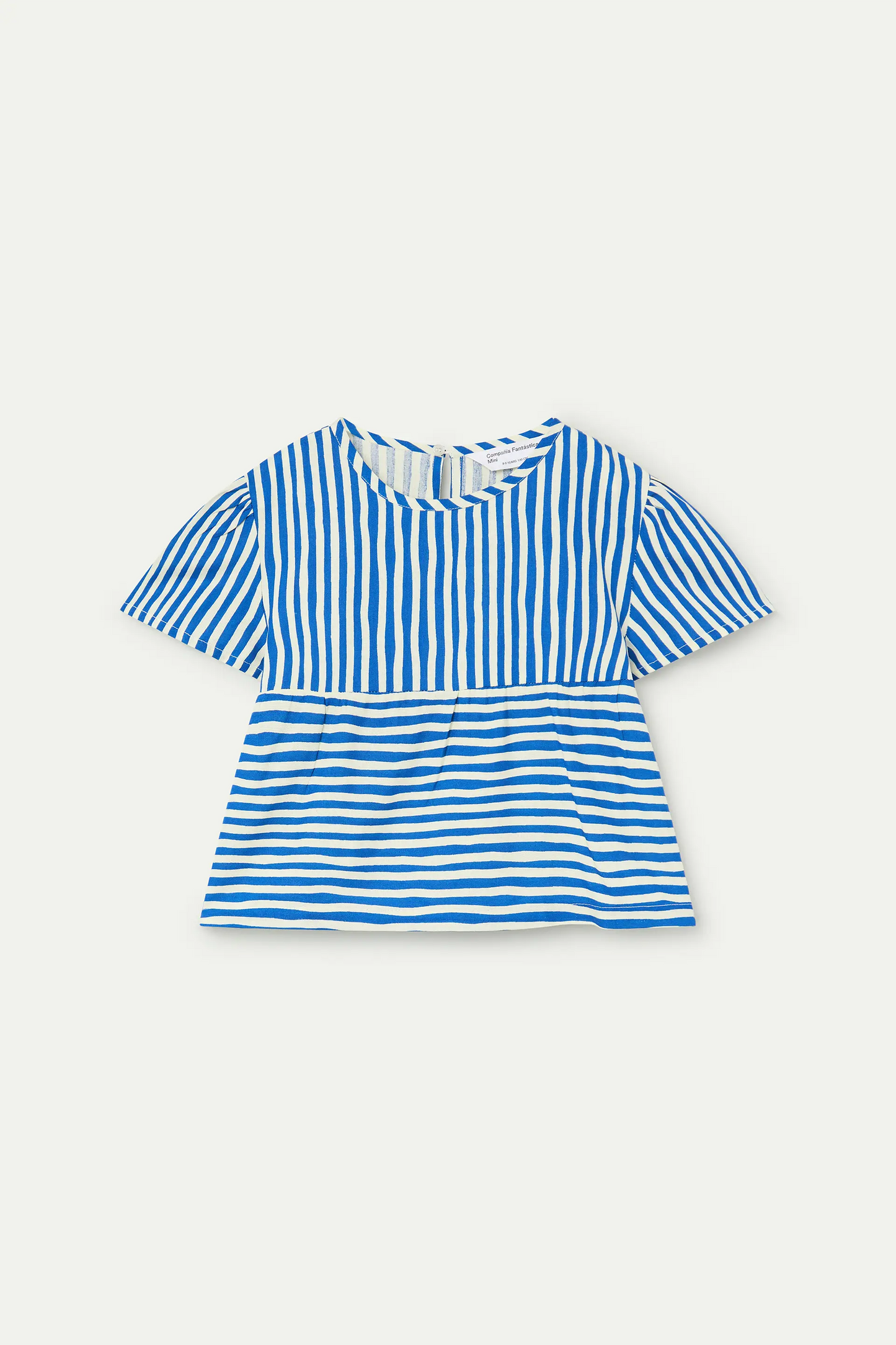 Top de niña con estampado Lavagna azul