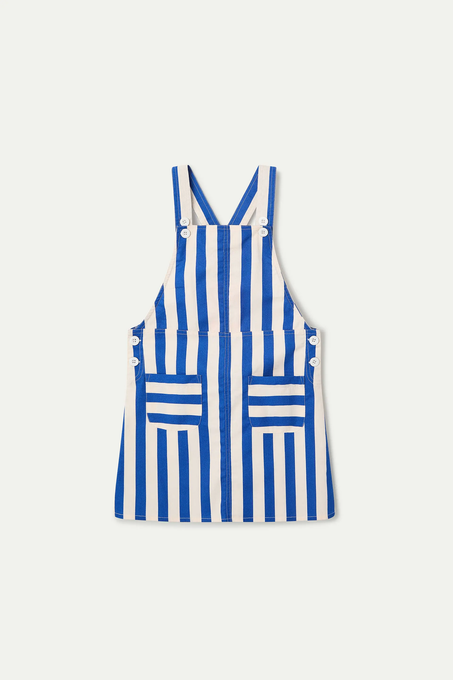 Pichi de niña con estampado Bamboo azul