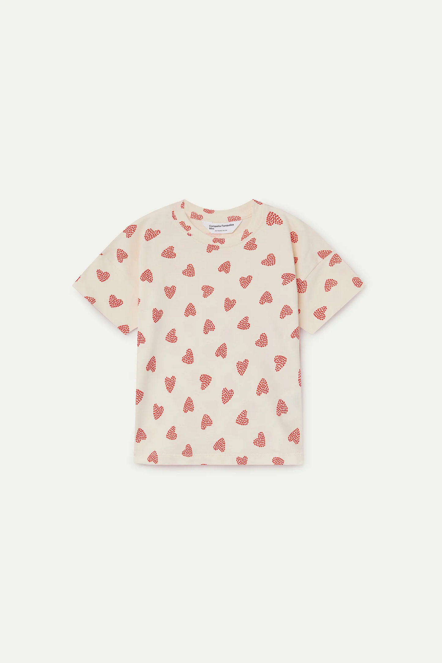 Maglietta da bambina con stampa Coccinella rossa