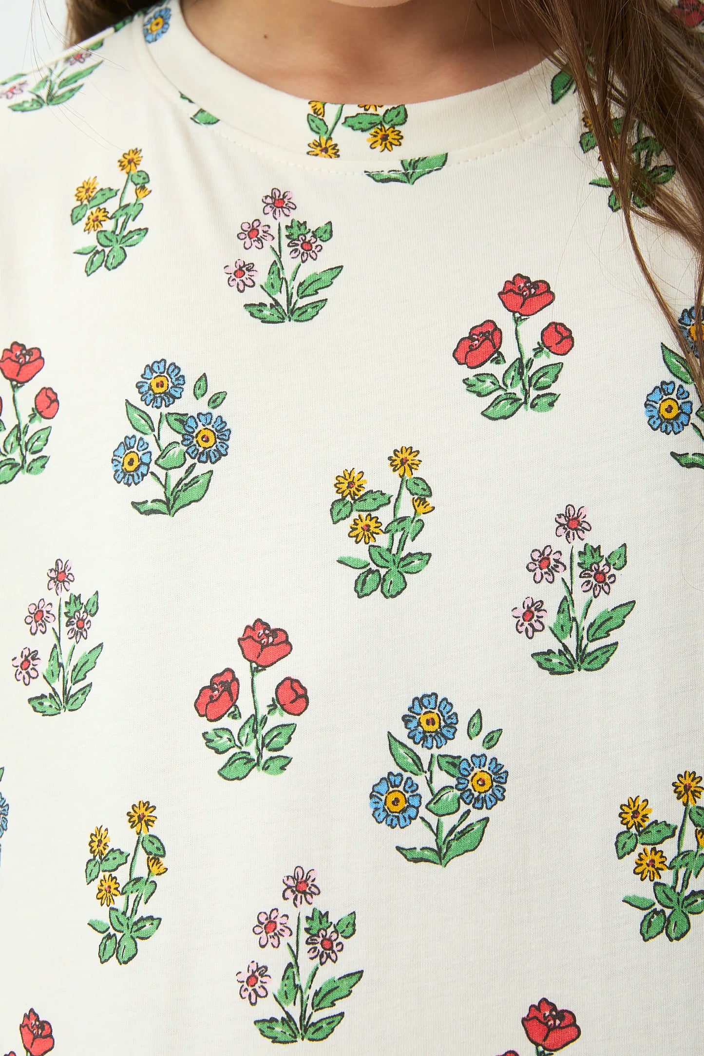 Girls' T-shirt with Gardener print