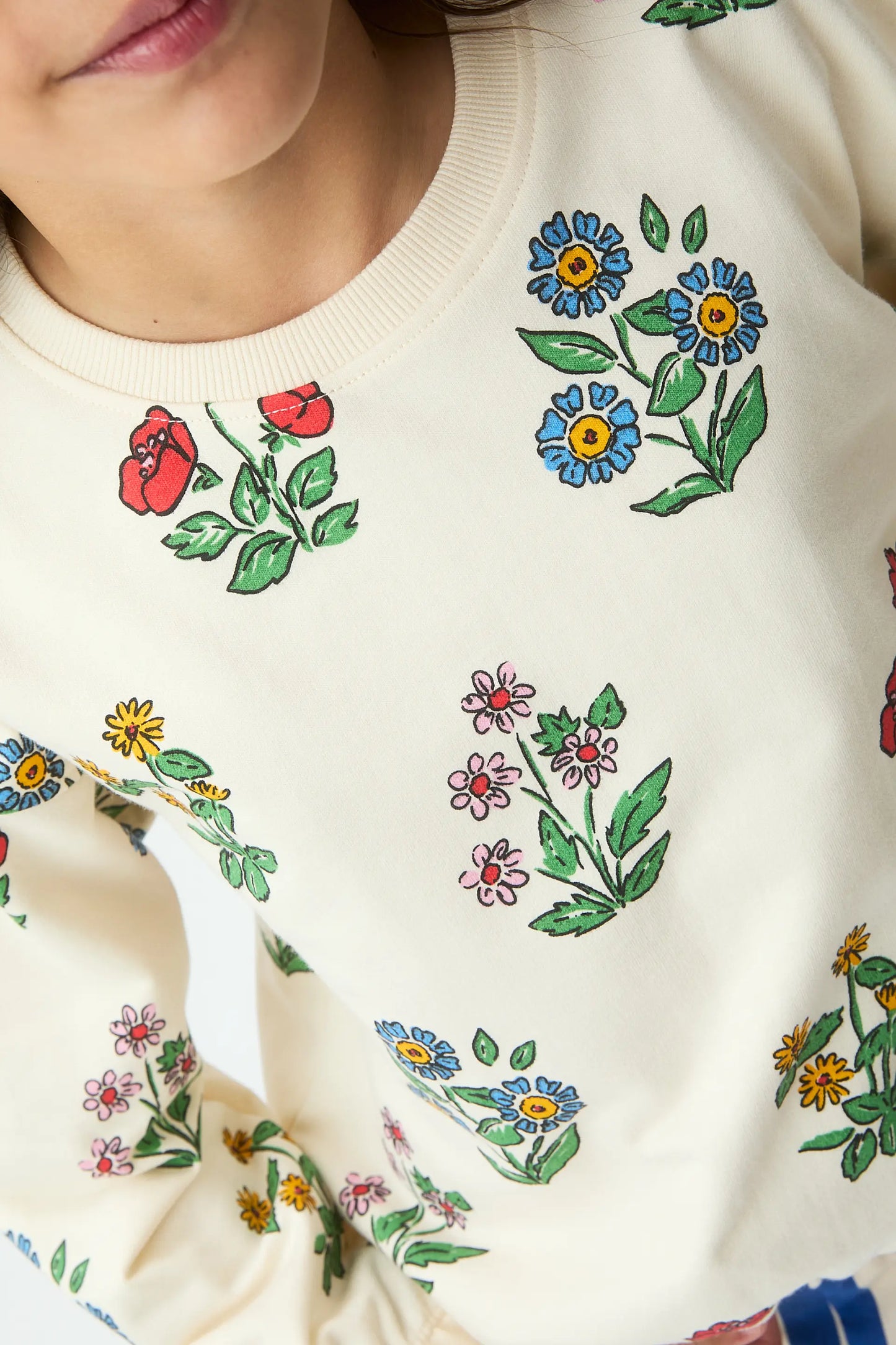 Sudadera de niña con estampado Gardener