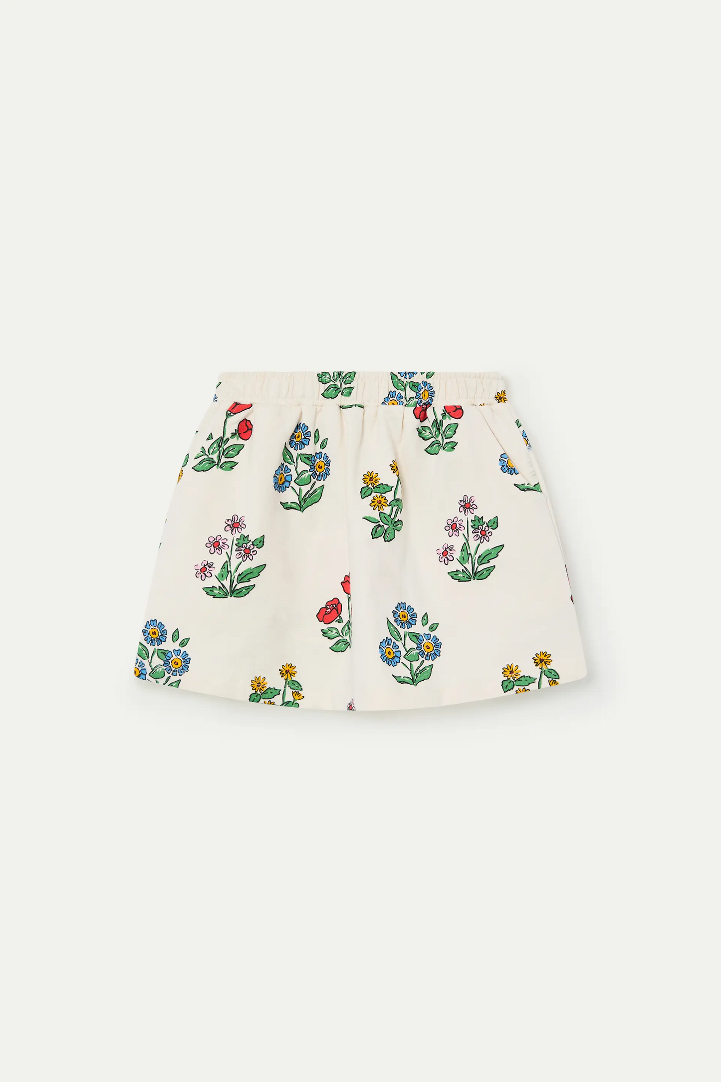 Falda corta de niña con estampado Gardener