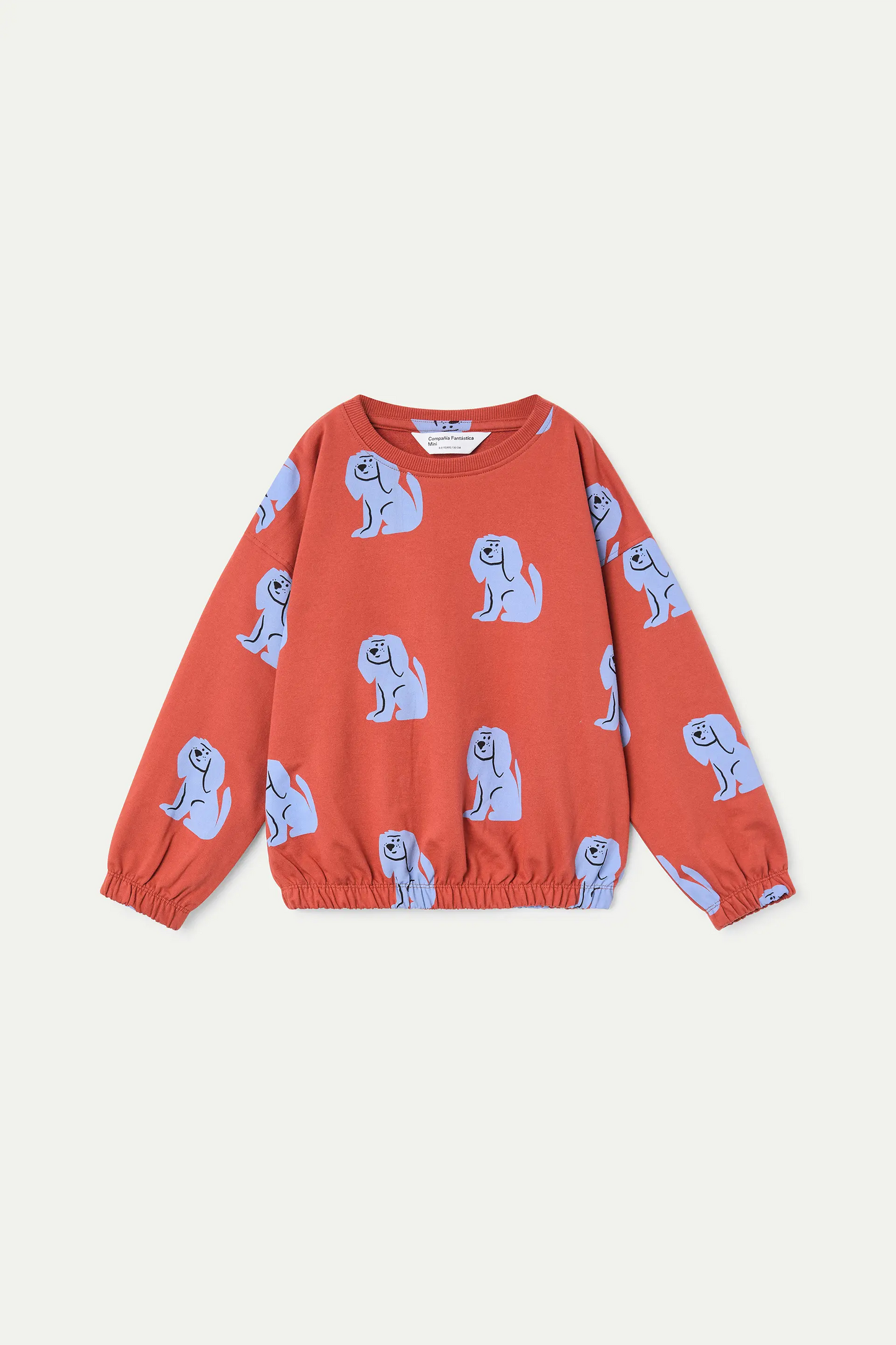 Girl's sweatshirt with puppy print