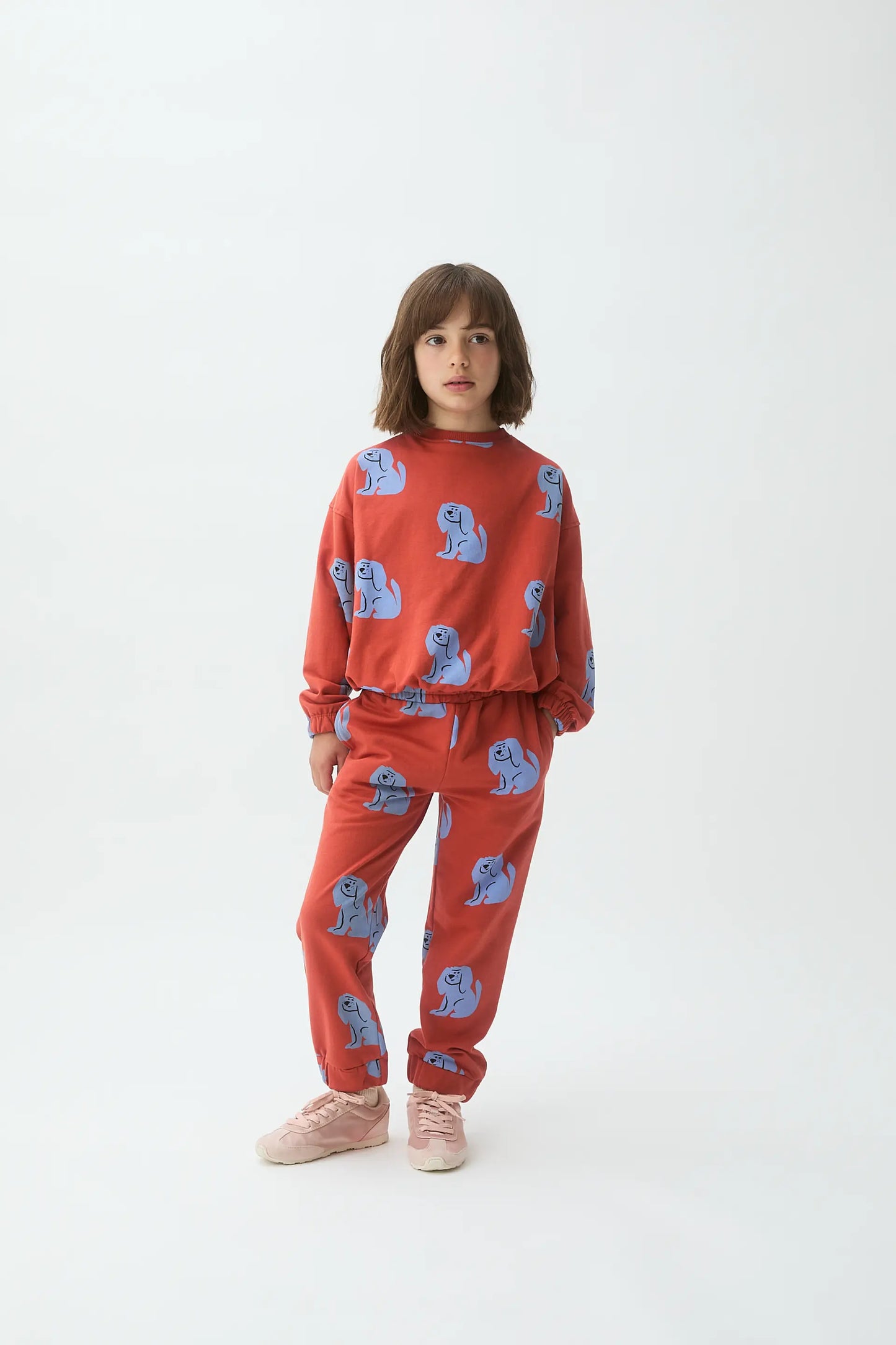 Pantalón de niña con estampado de perrito