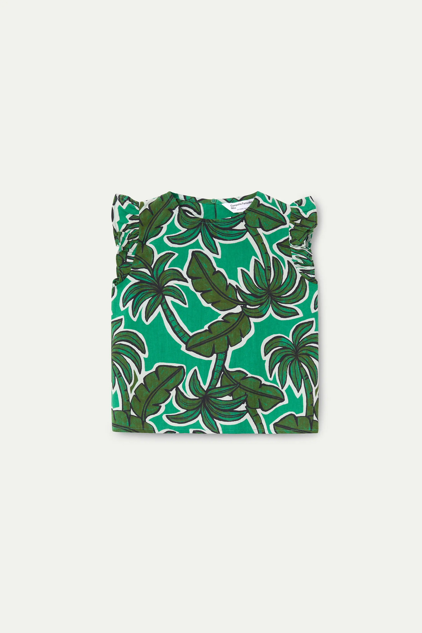 Girl's top with Palm Tree print