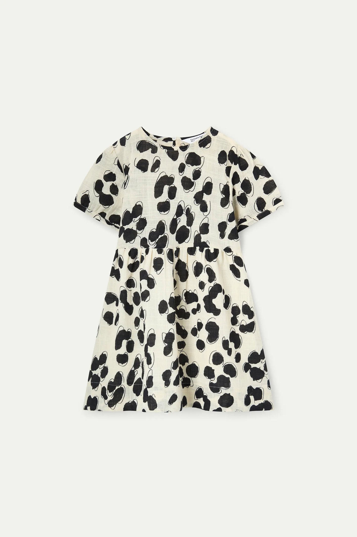 Abito corto per bambina con stampa dalmata