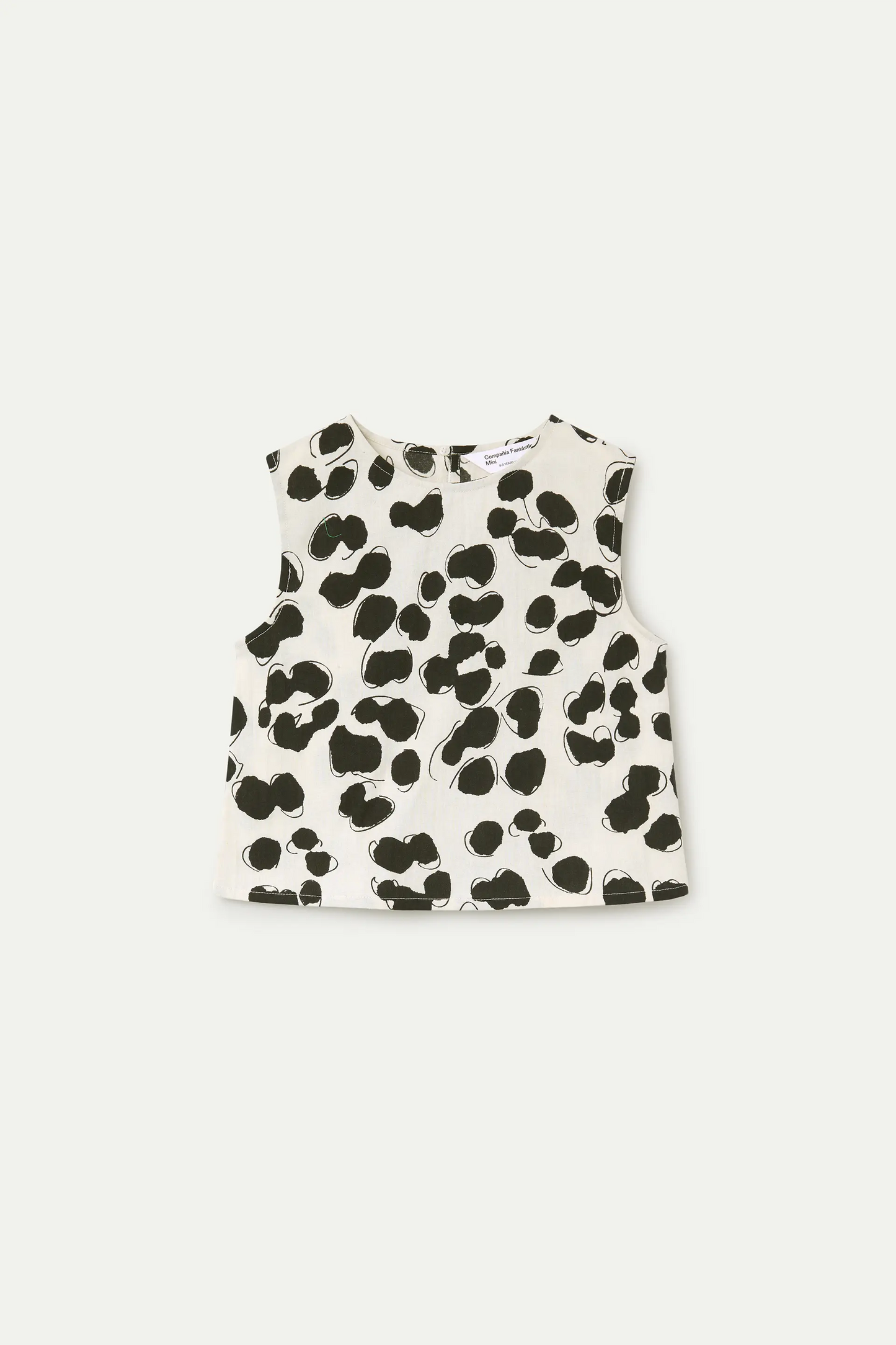 Top de niña con estampado Dalmatian