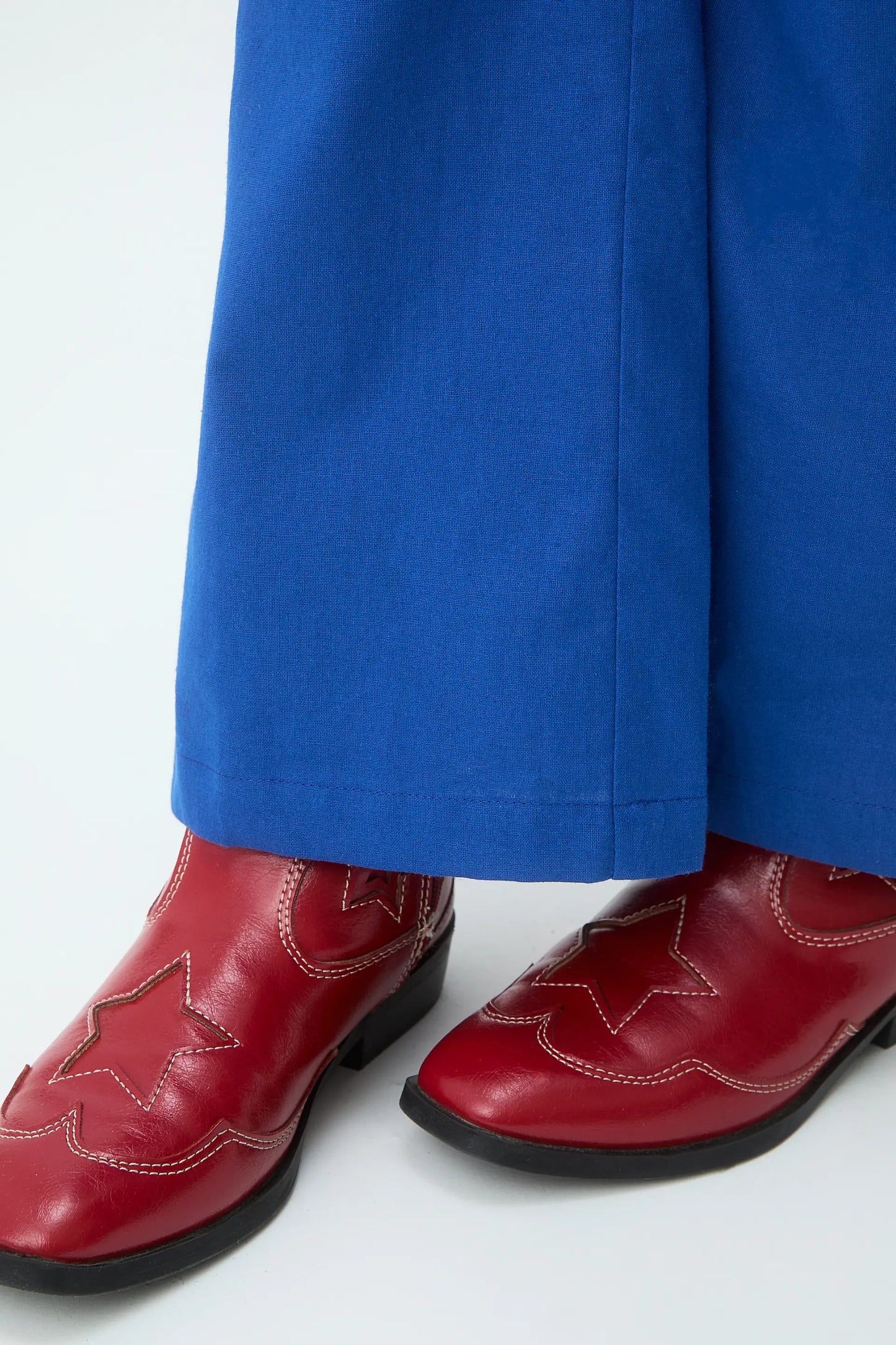 Pantalón de niña 100% algodón azul