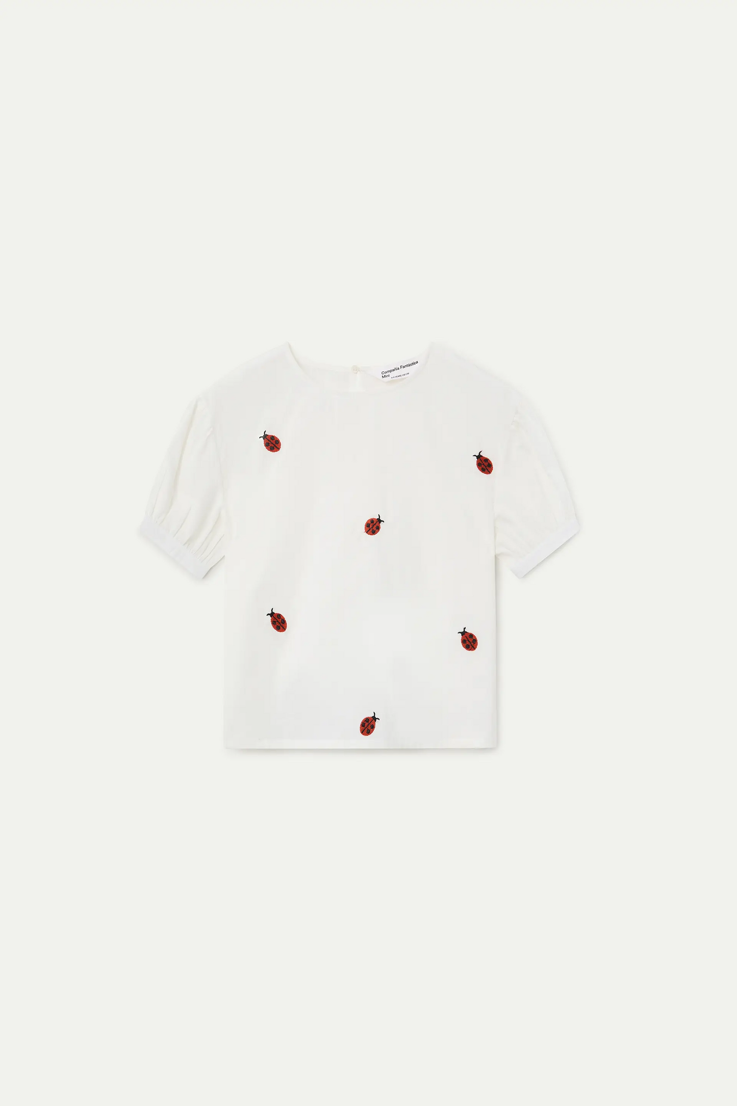 Top de niña 100% algodón con estampado Ladybugs