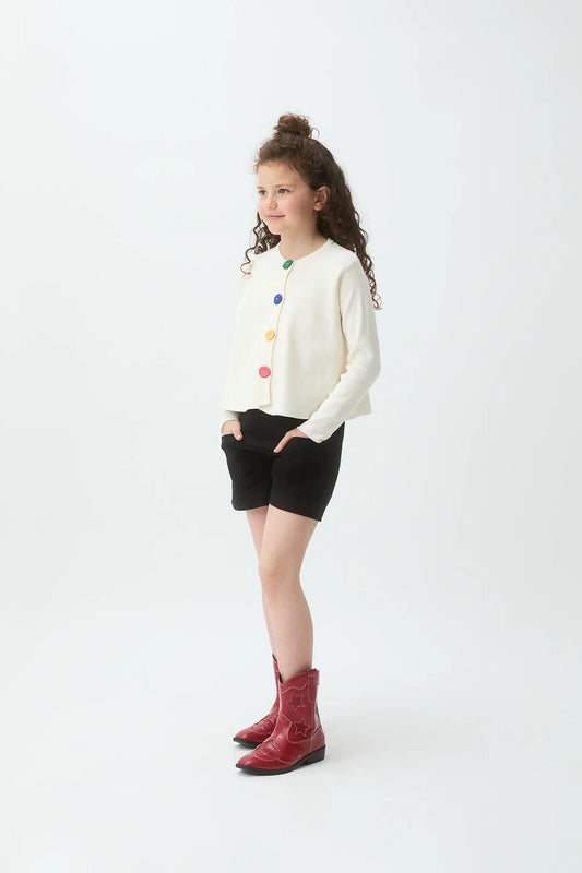 Shorts de niña 100% algodón negro