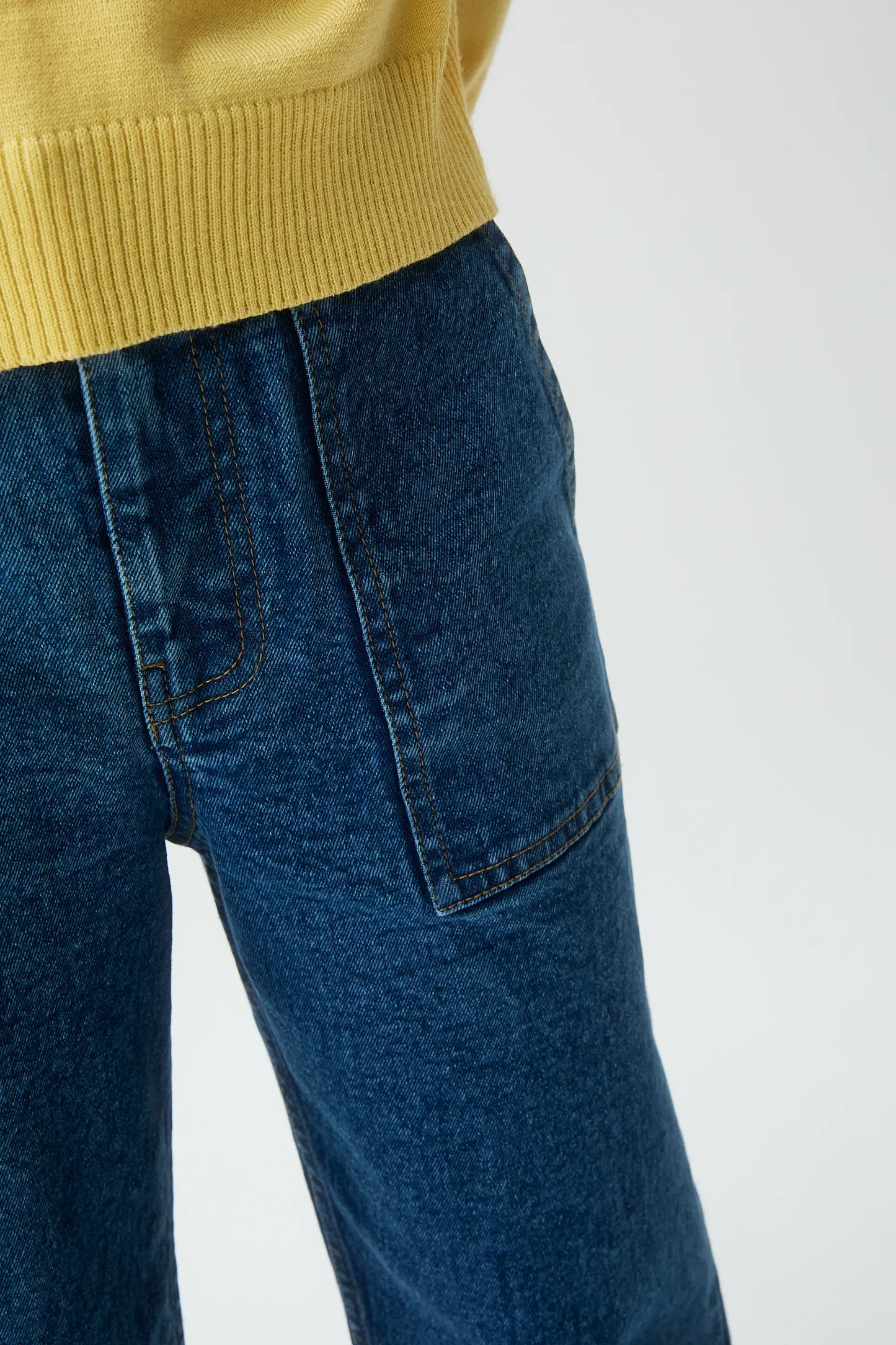 Jeans de niña denim azul