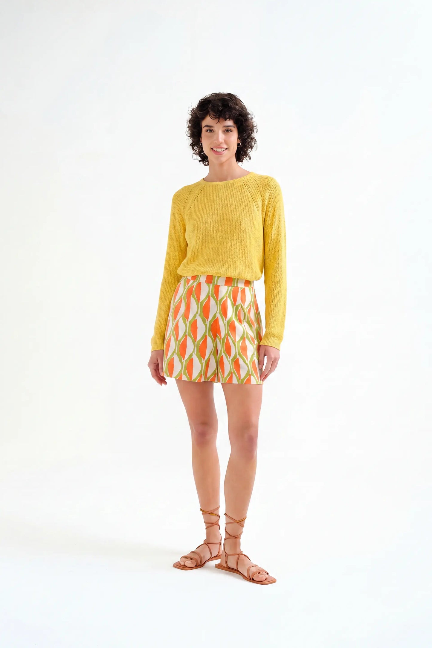 Jersey punto básico amarillo
