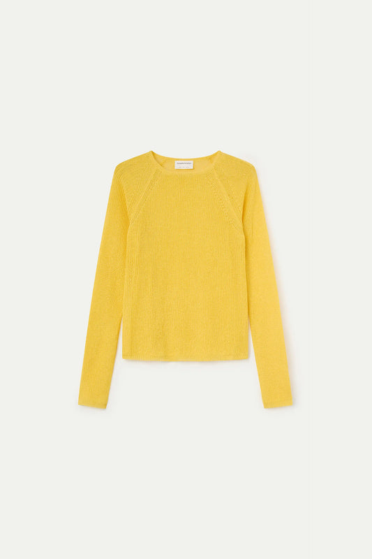 Jersey punto básico amarillo