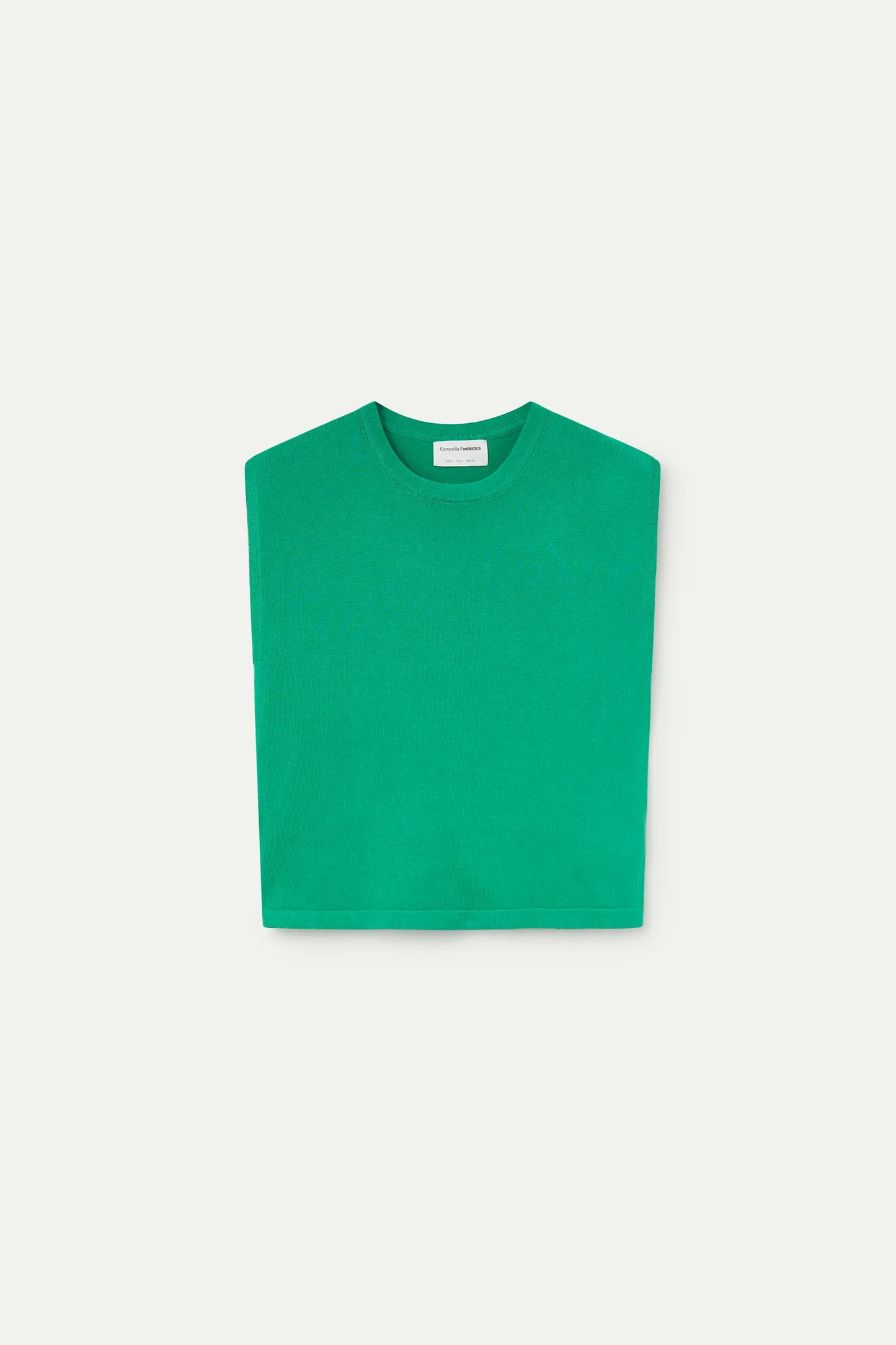 Soft green knit top