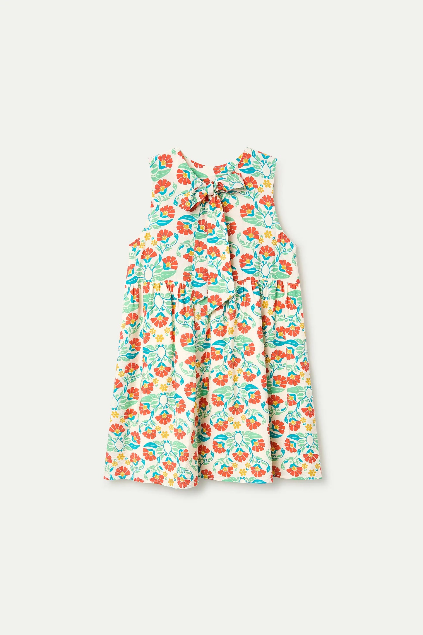 Vestido corto con estampado Small Royal