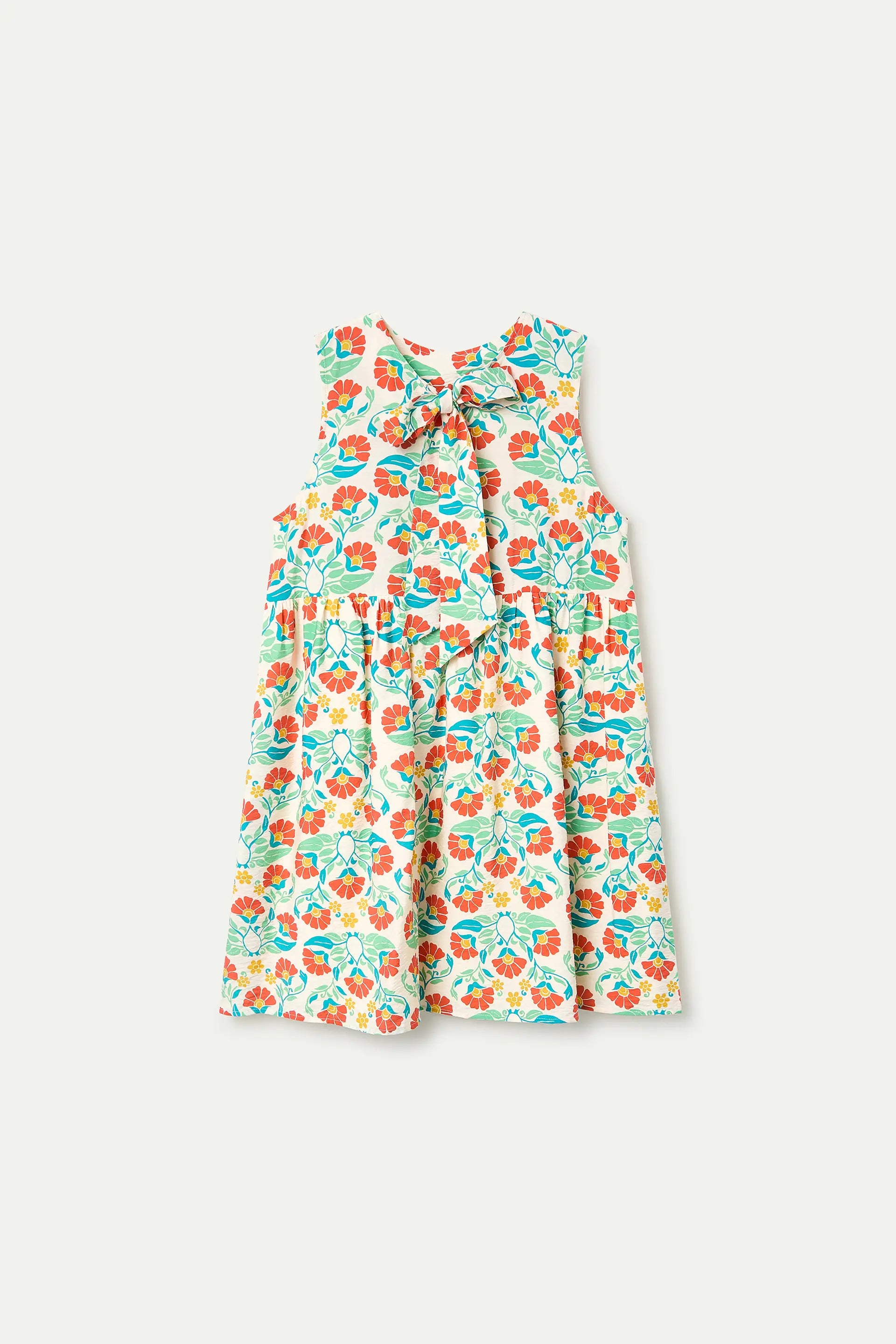 Small Royal Print Short Dress
