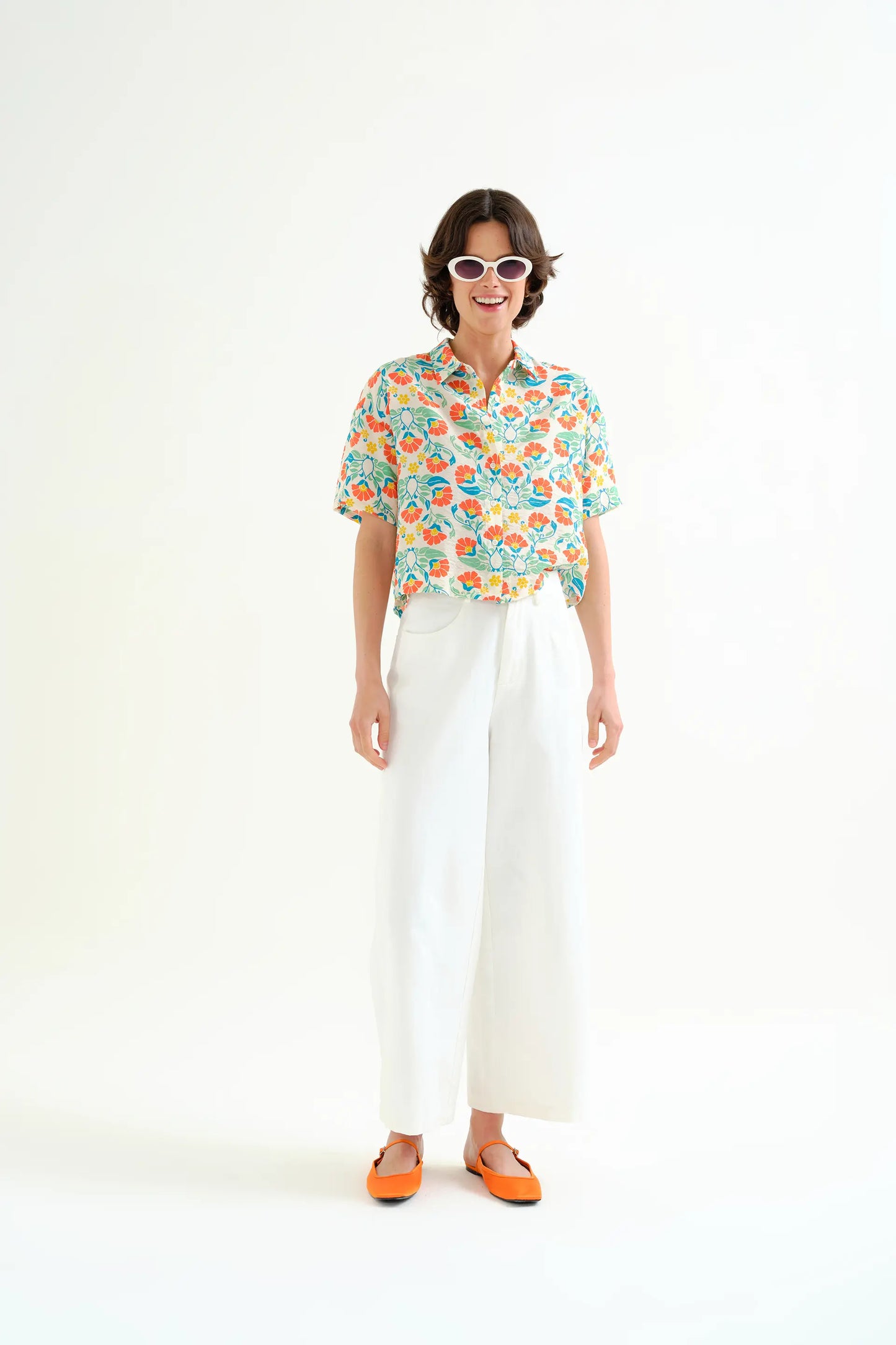 Camisa con estampado Small Royal