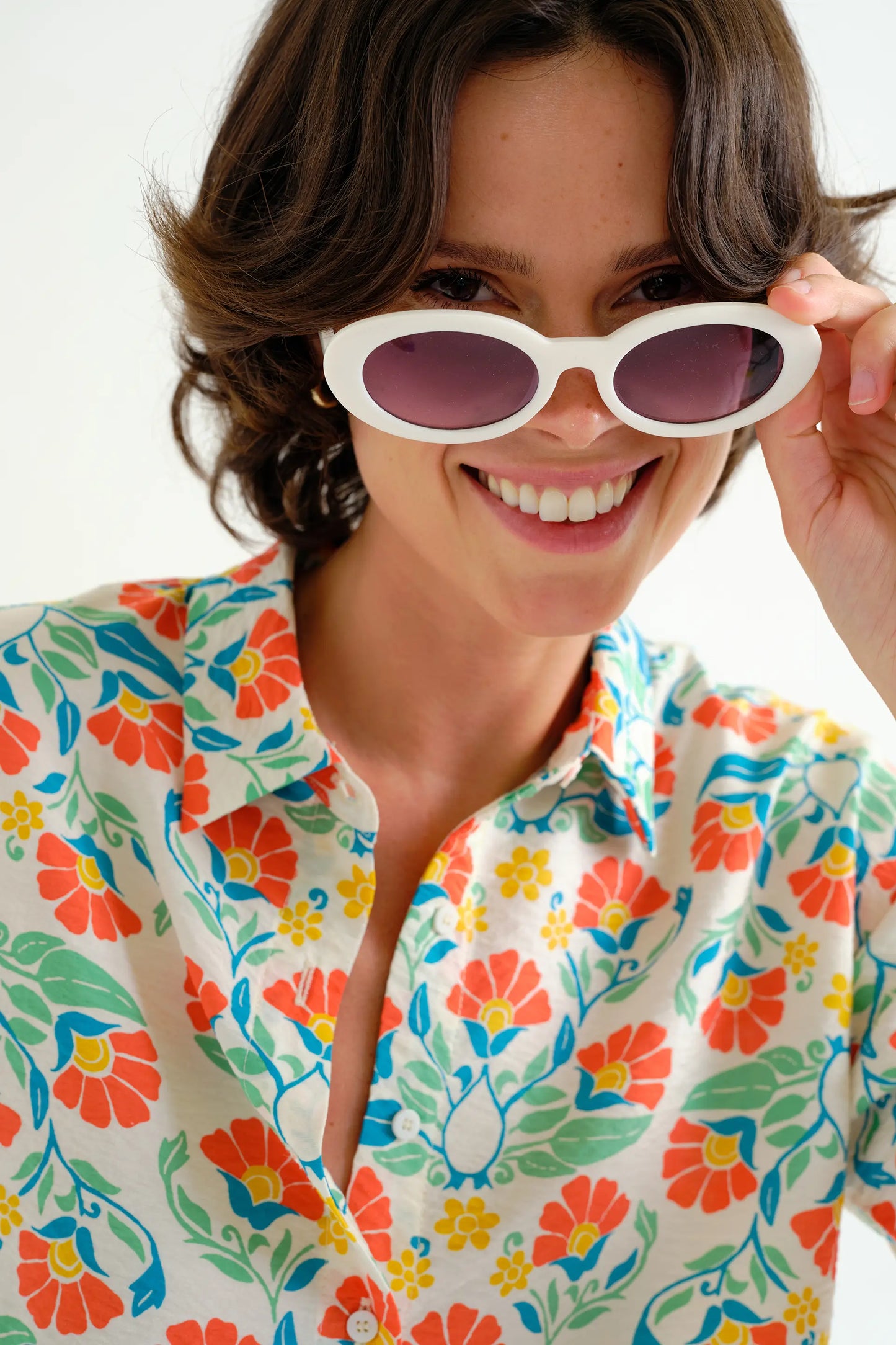 Camisa con estampado Small Royal