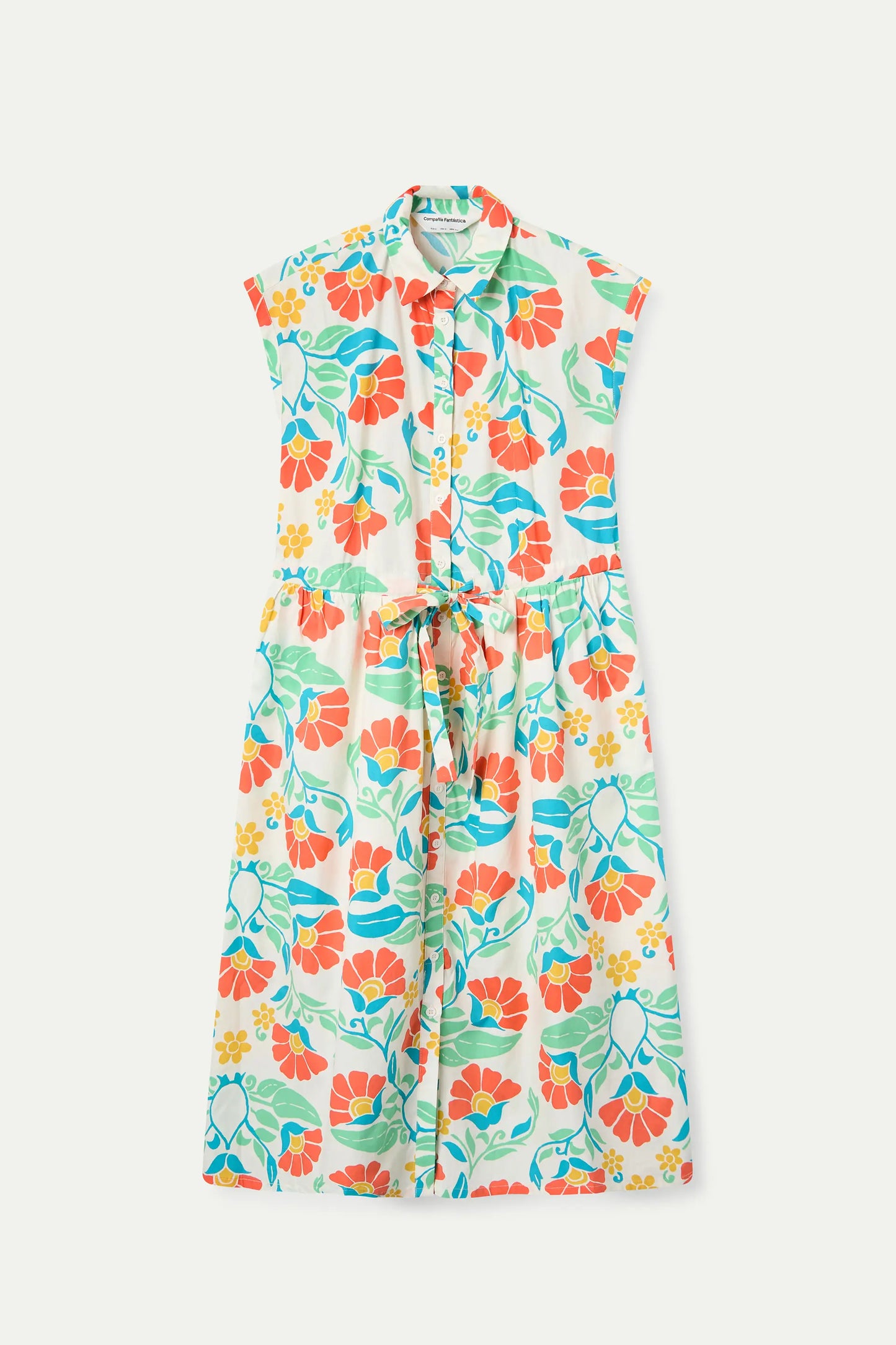 Abito midi con stampa Big Royal