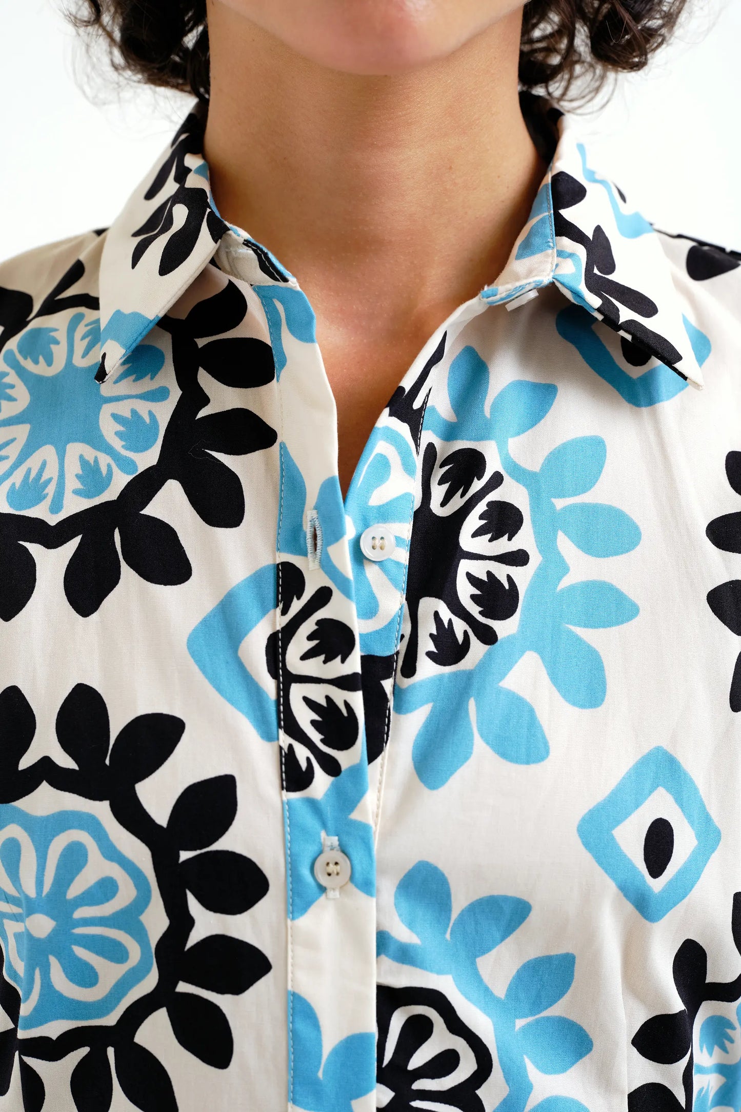 Vestido midi con estampado Waterfall