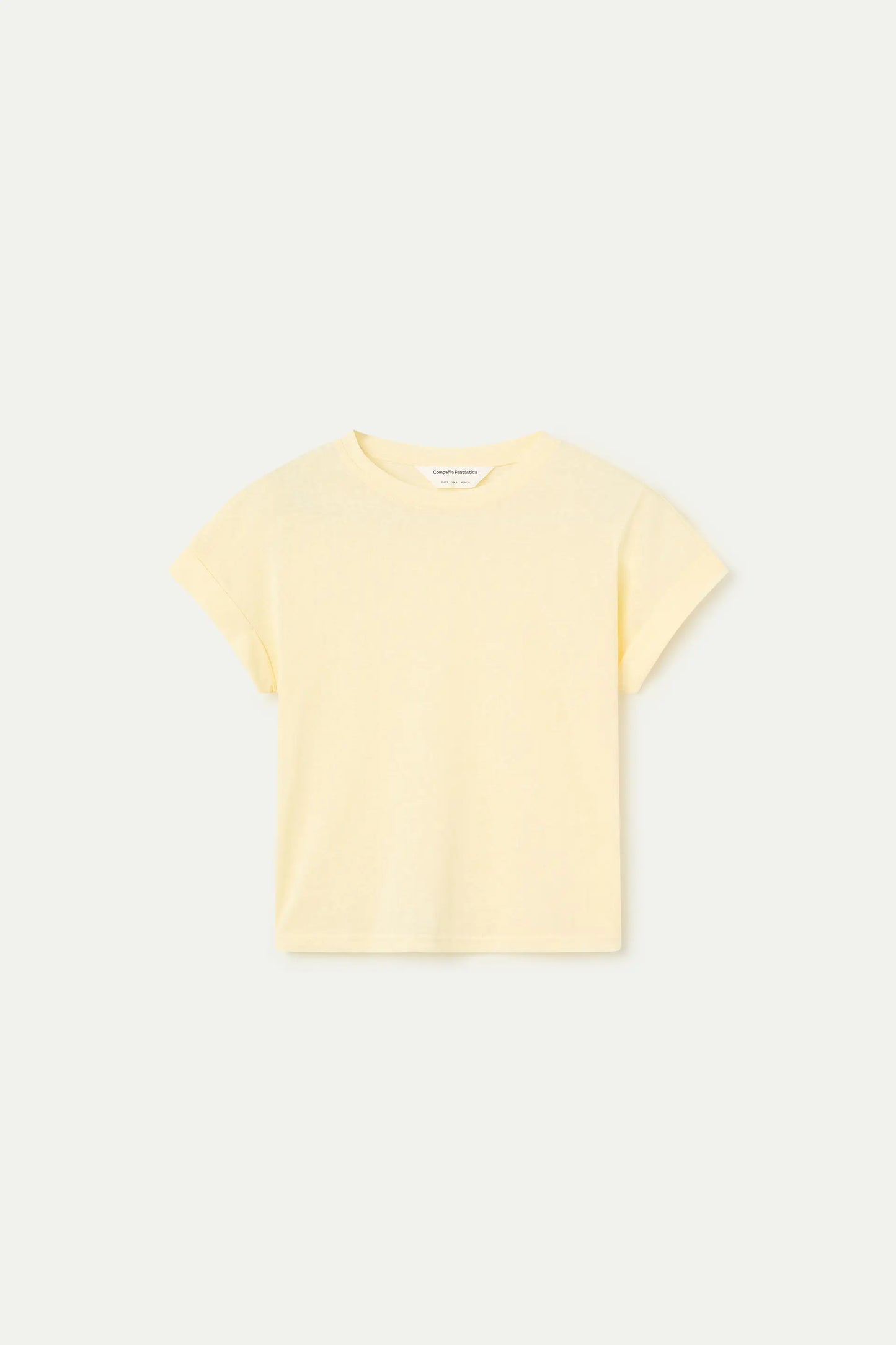 Camiseta básica amarillo