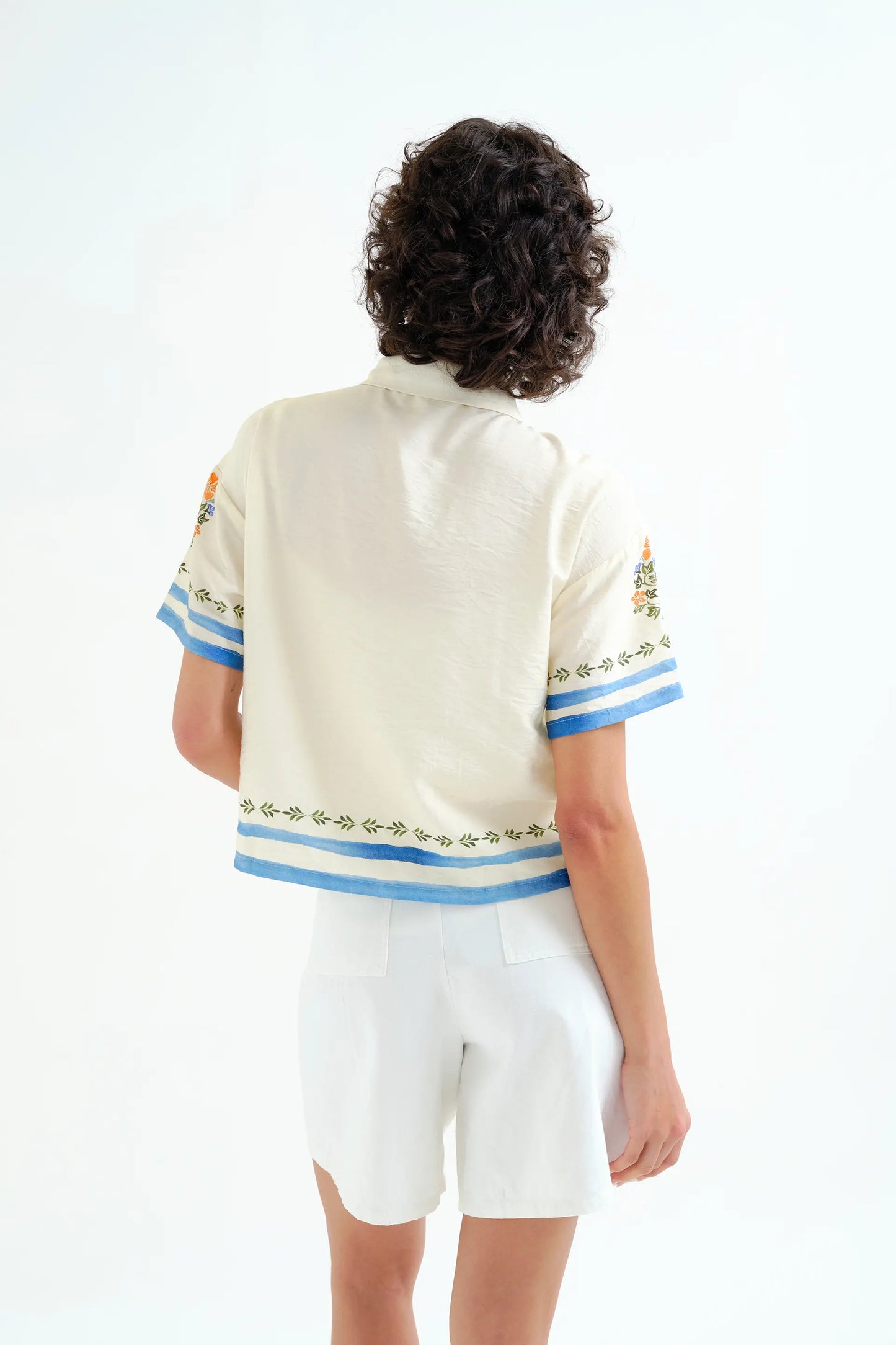 Camisa con estampado Palm & Mermaid