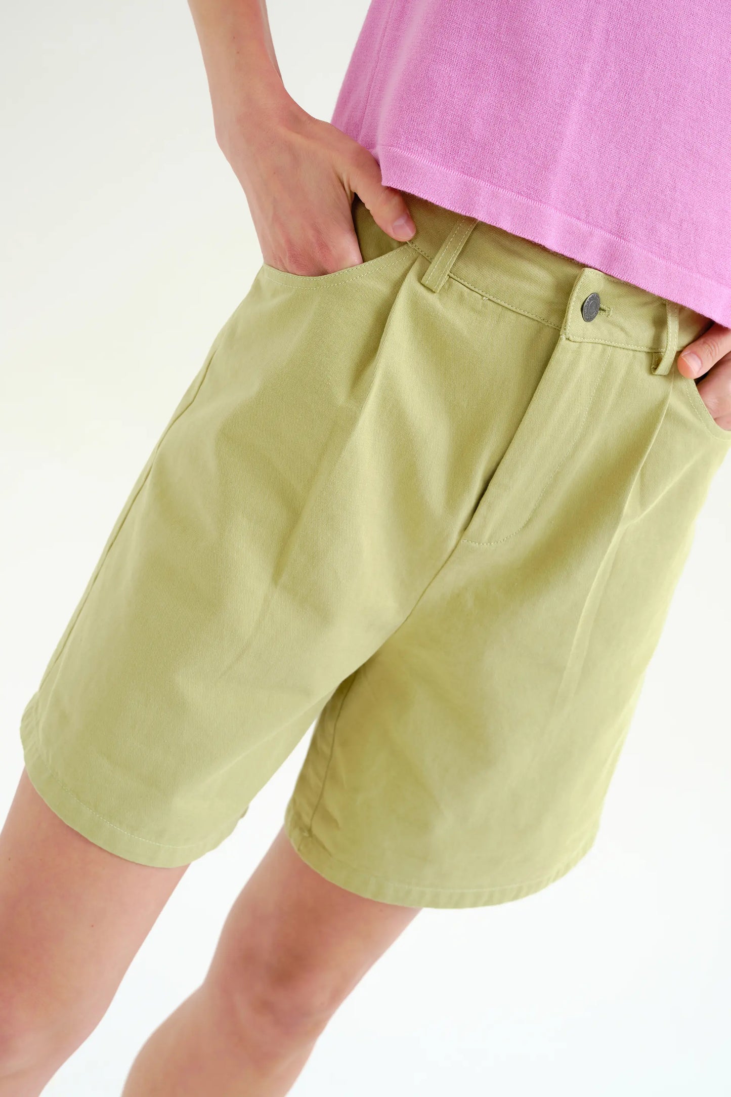 Shorts verde 100% algodón