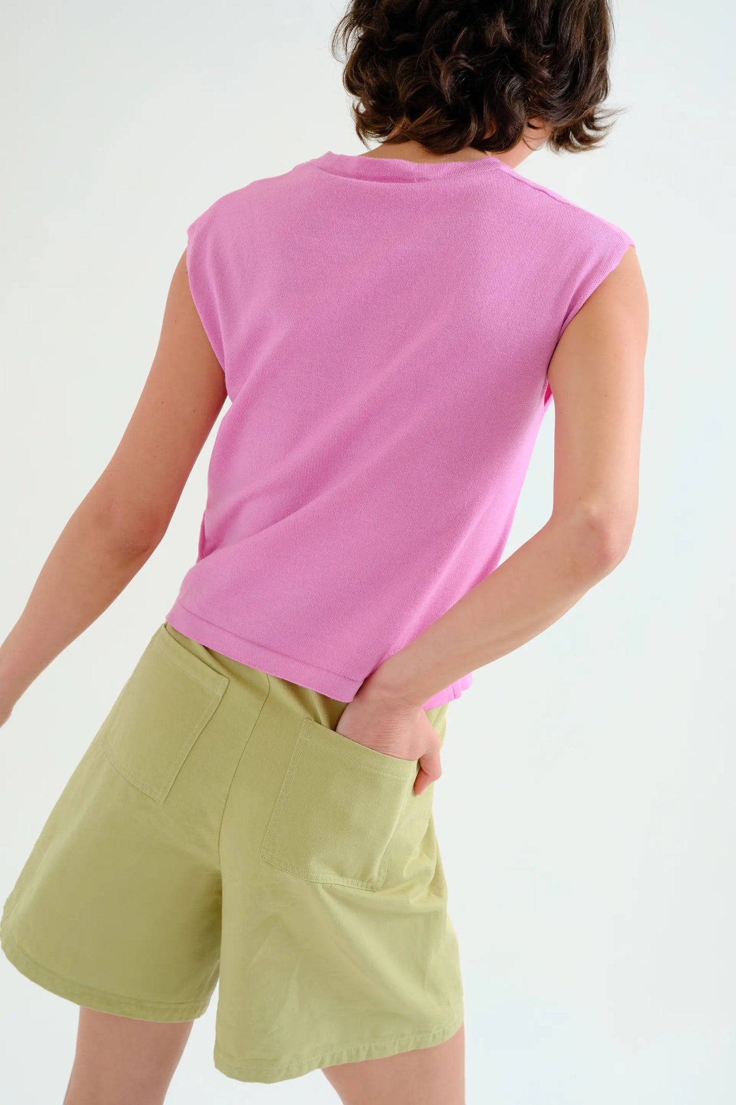 Shorts verde 100% algodón