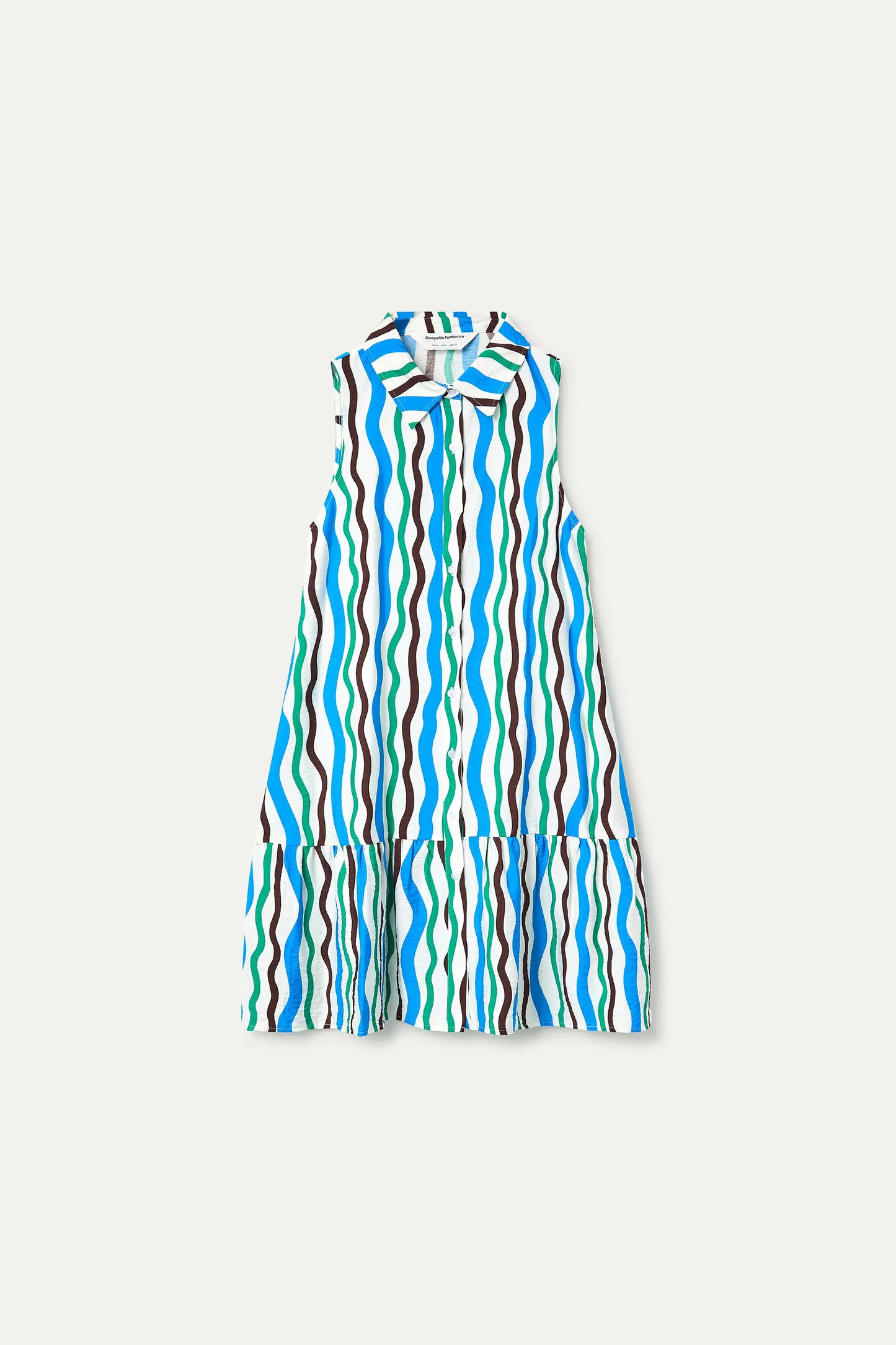 Abito corto con stampa Sea &amp; Mountain