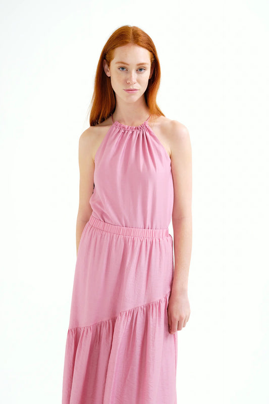 Pink halter top