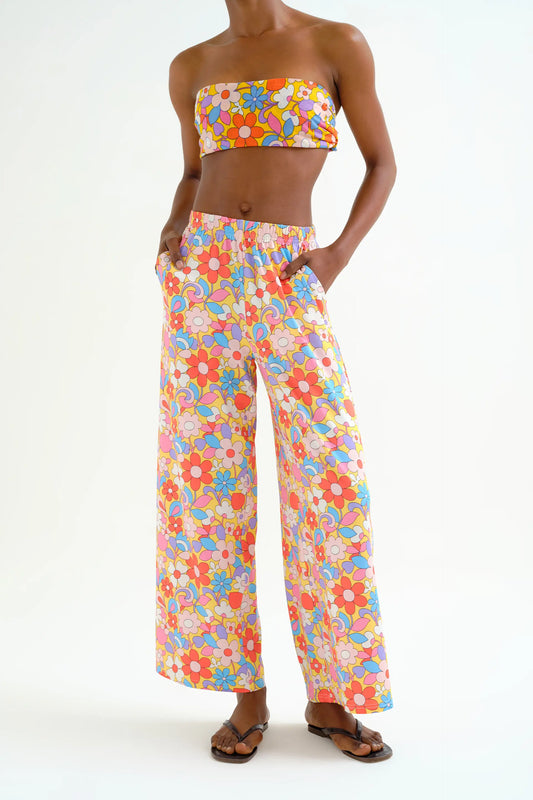 Pantalón con estampado Bloom