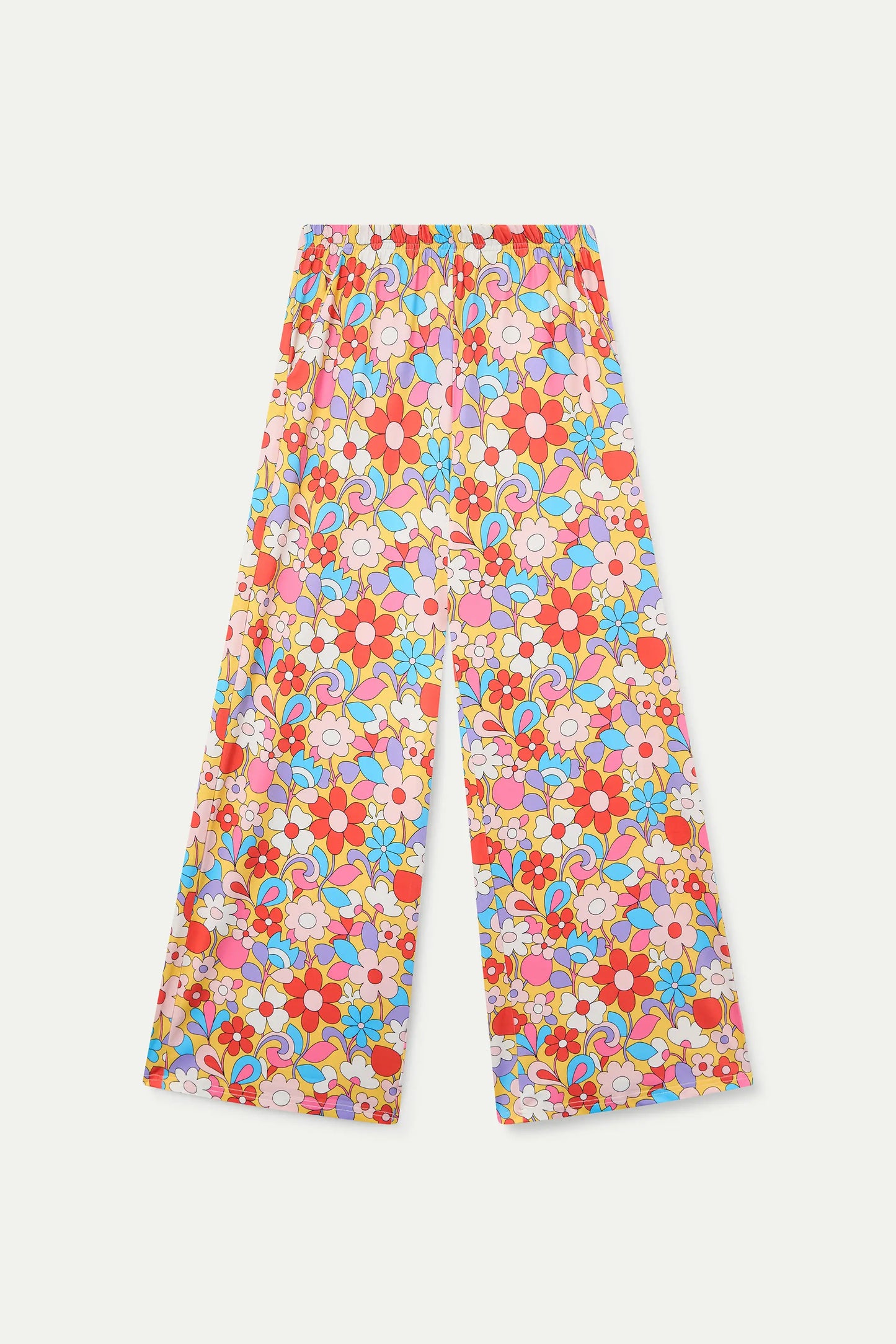 Bloom print trousers