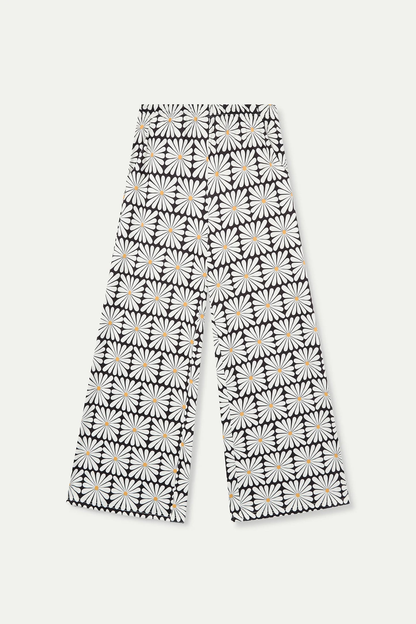 Pantalón con estampado Olive Flower Black