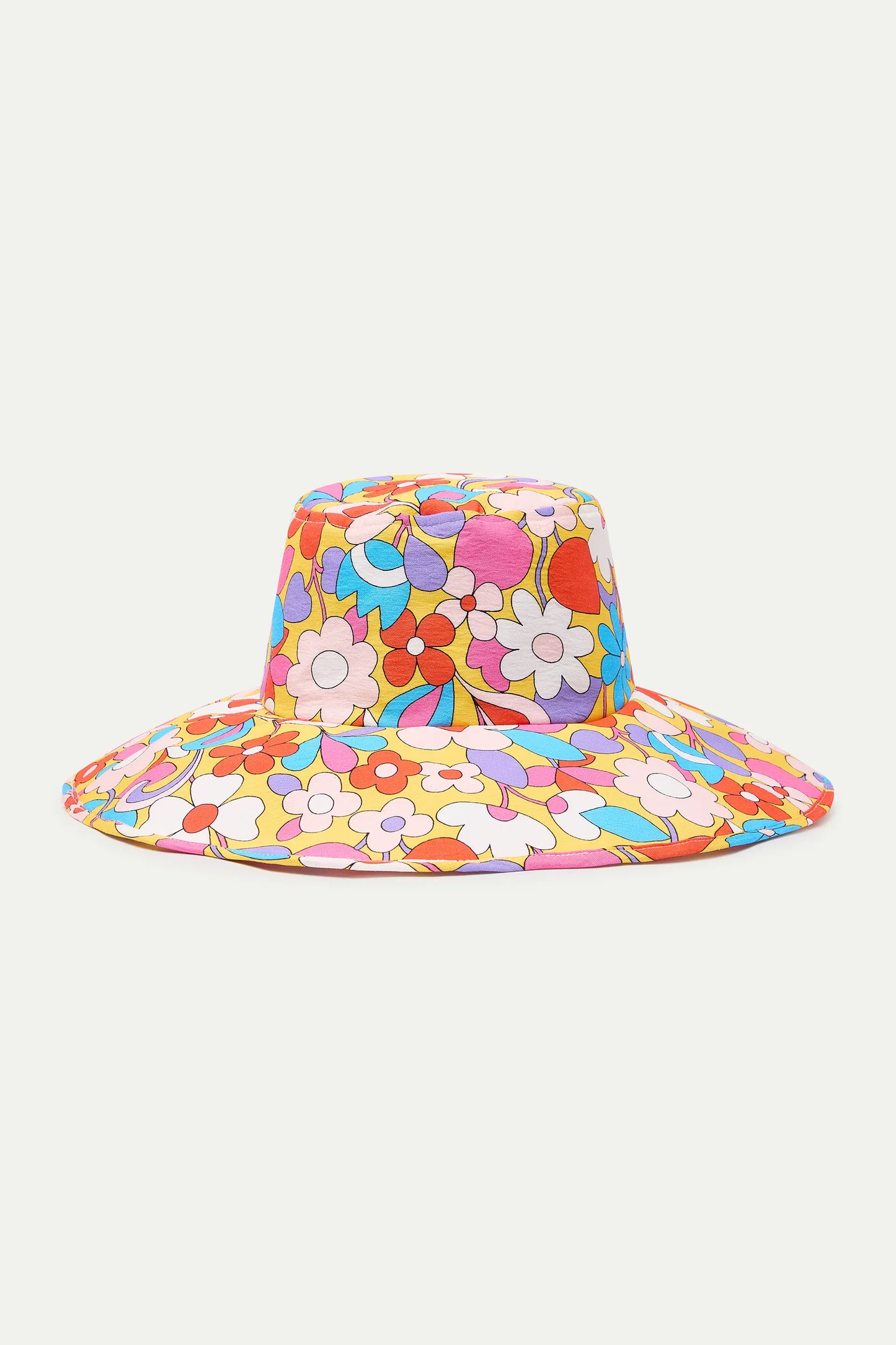 Bloom print hat