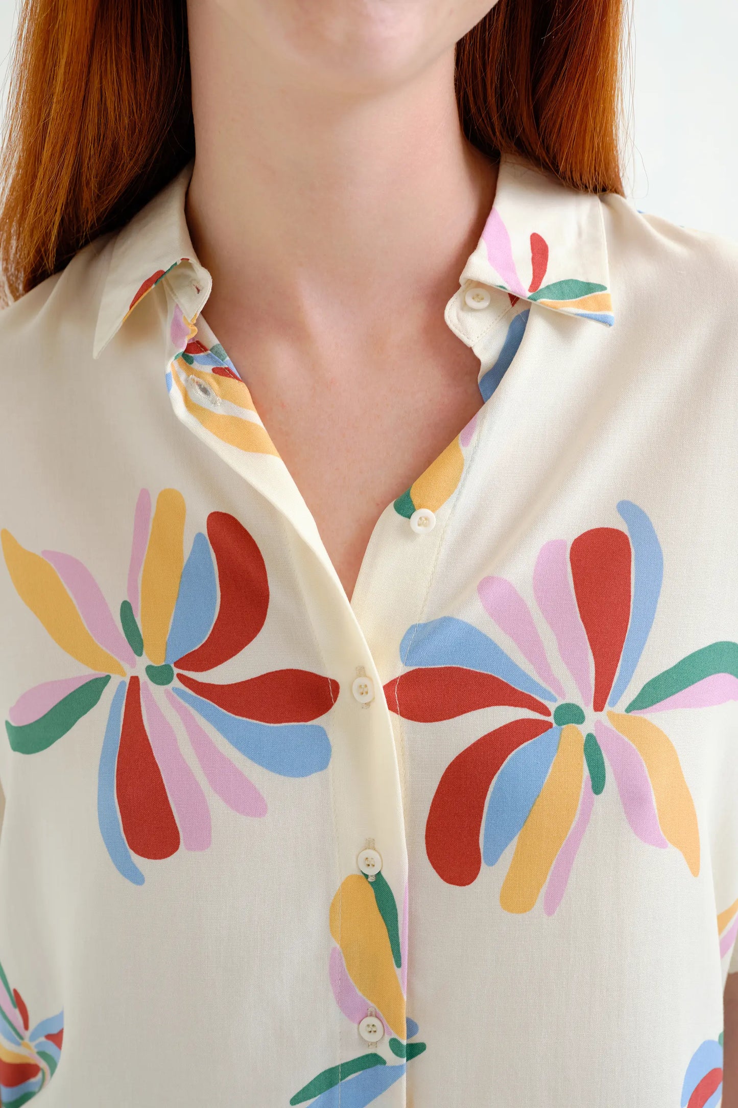 Camicia stampata Monarda