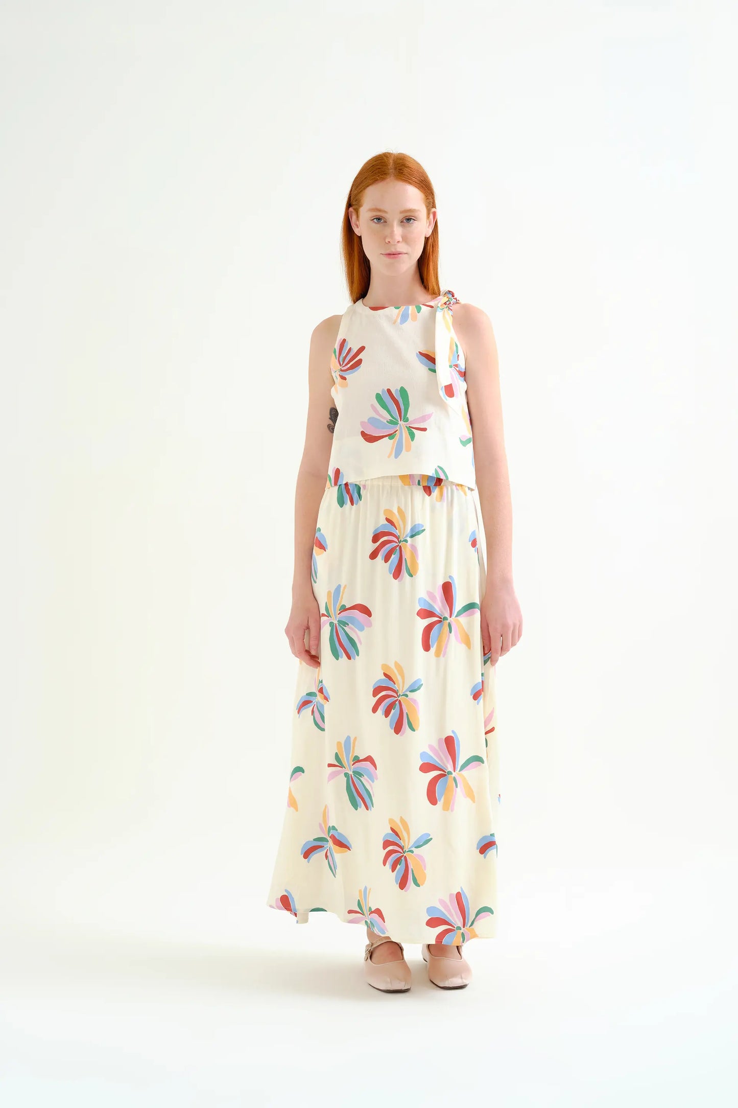 Top con stampa Mornarda