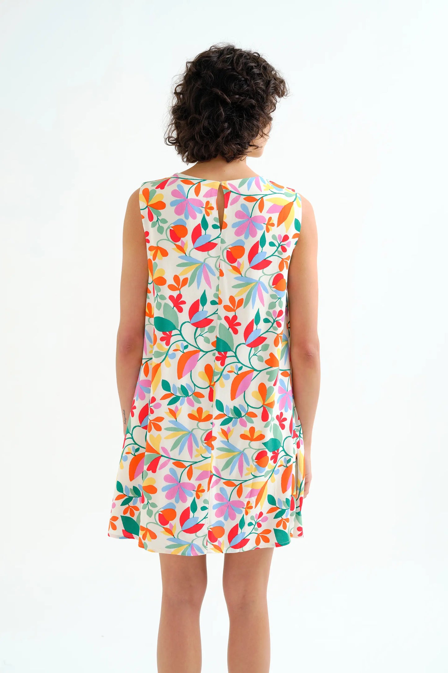 Abito corto con stampa Lotto