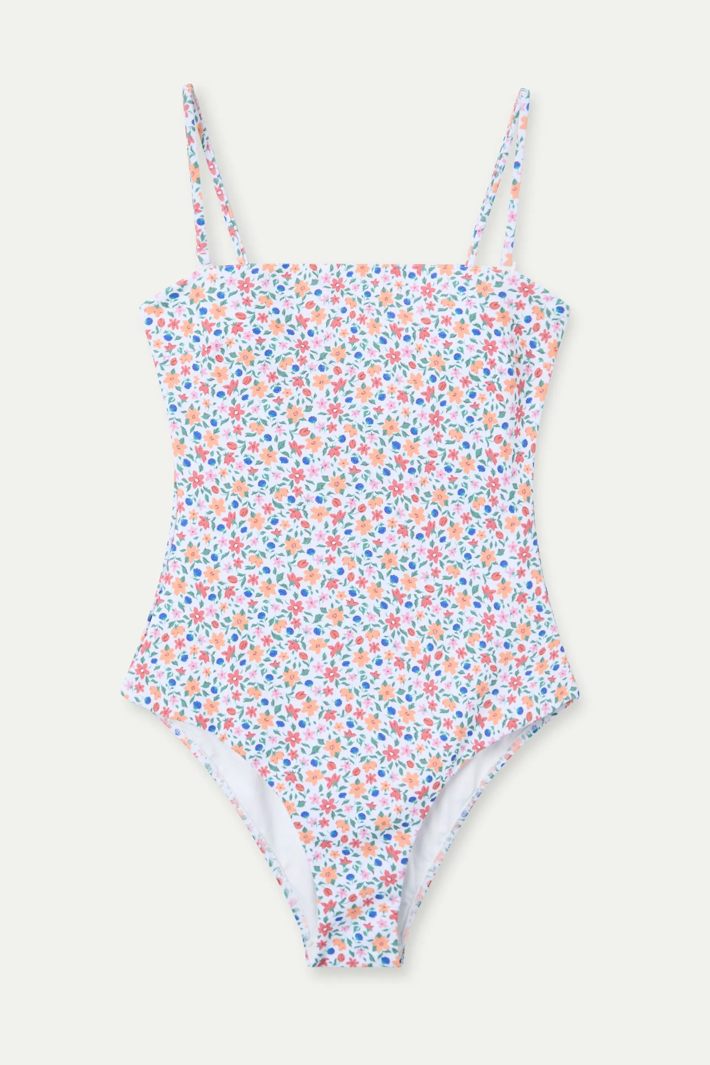 Lily Small printed straight neck swimsuit