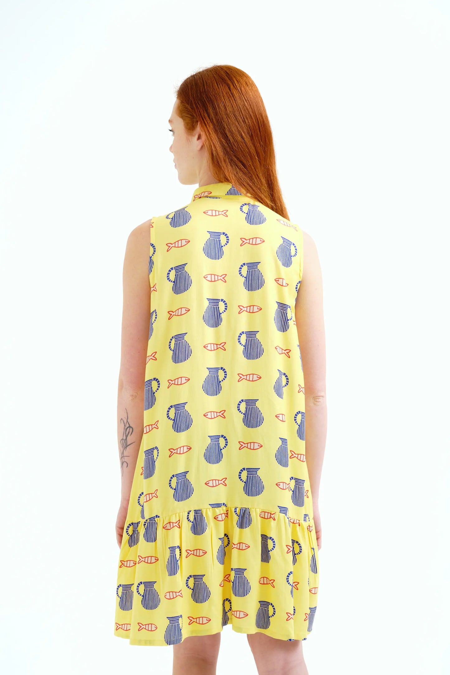 Brava print short dress