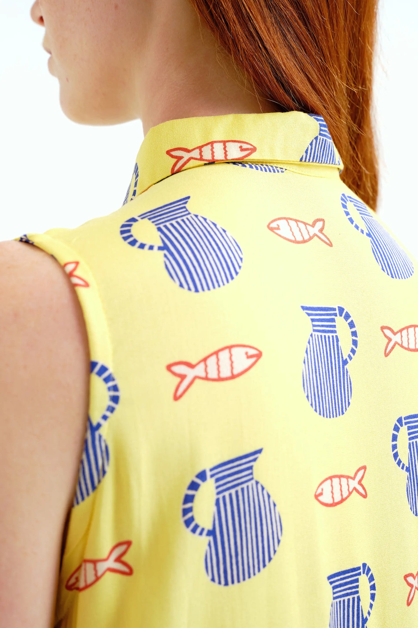Brava print short dress