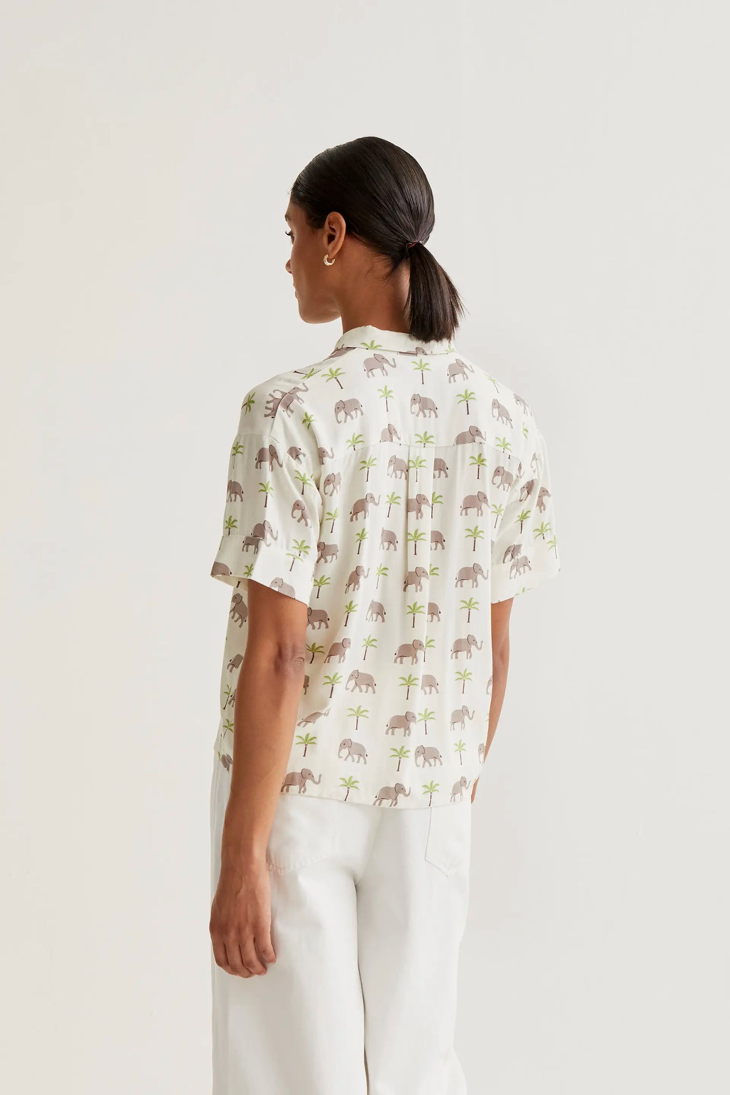 Camisa con estampado Elefante