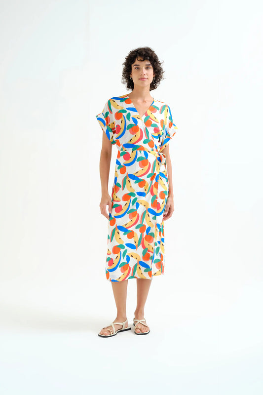 Vestido con estampado Tutti Frutti Small