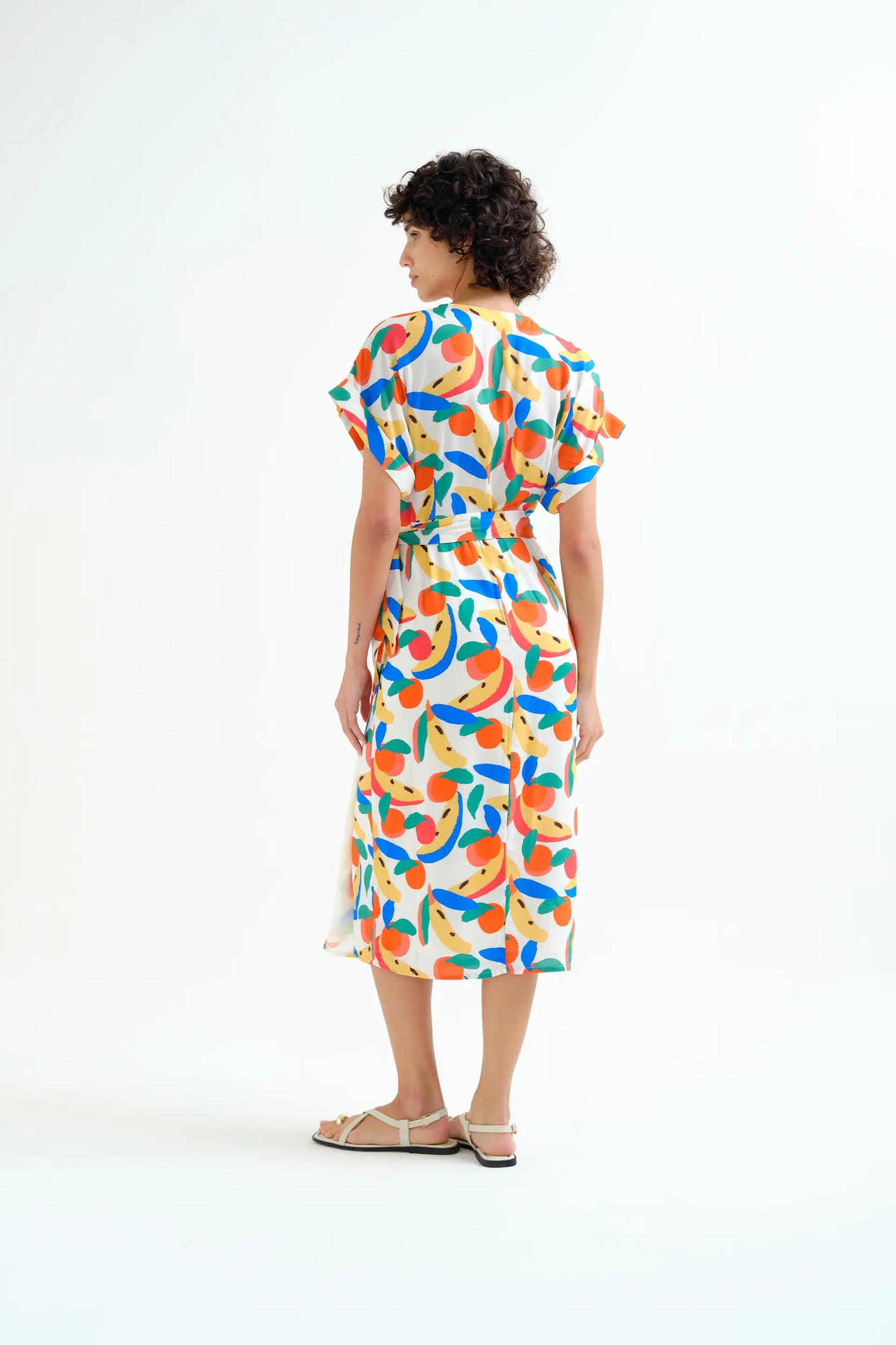 Tutti Frutti Print Dress Small