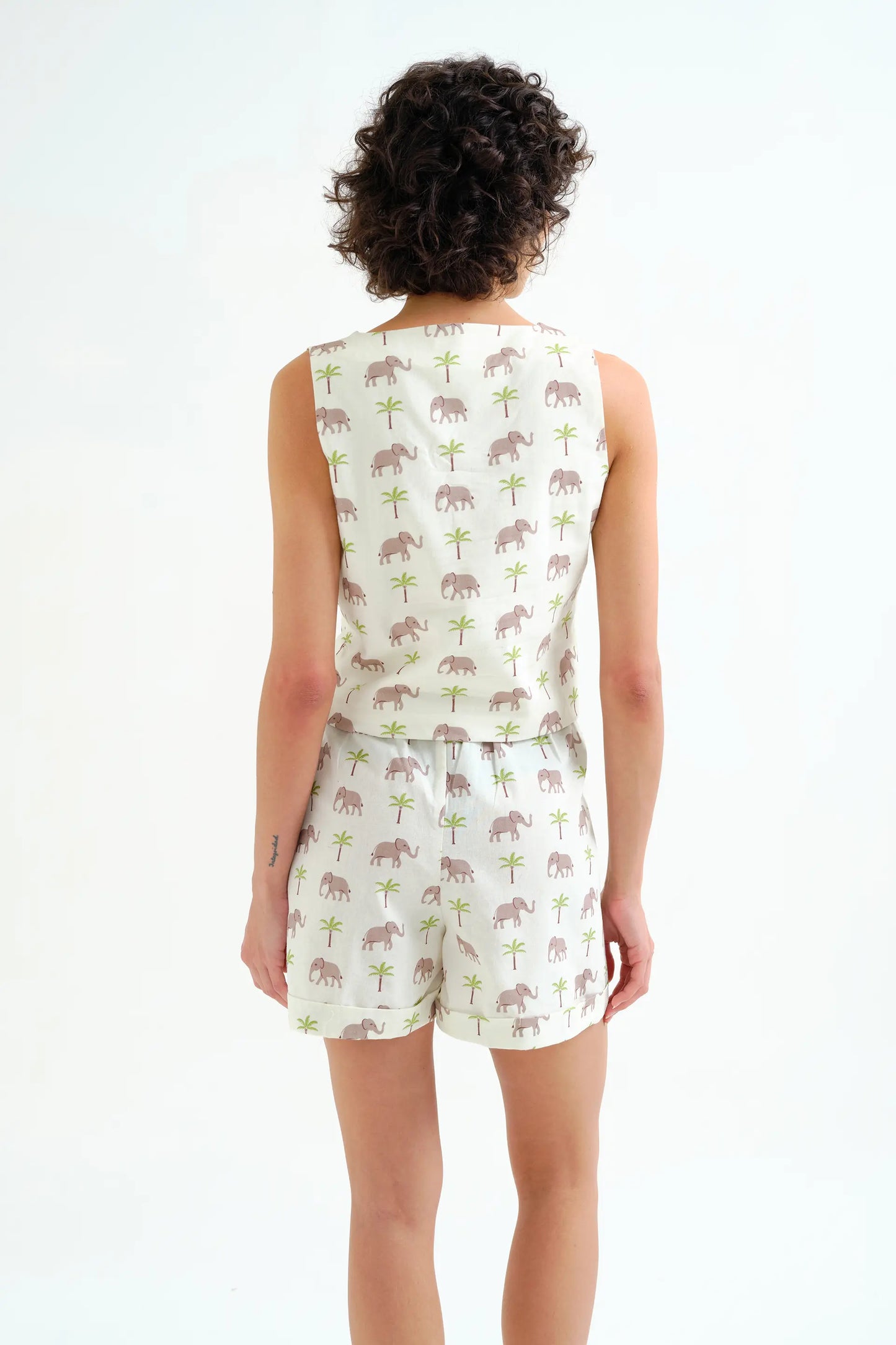 Chaleco con estampado Elefante