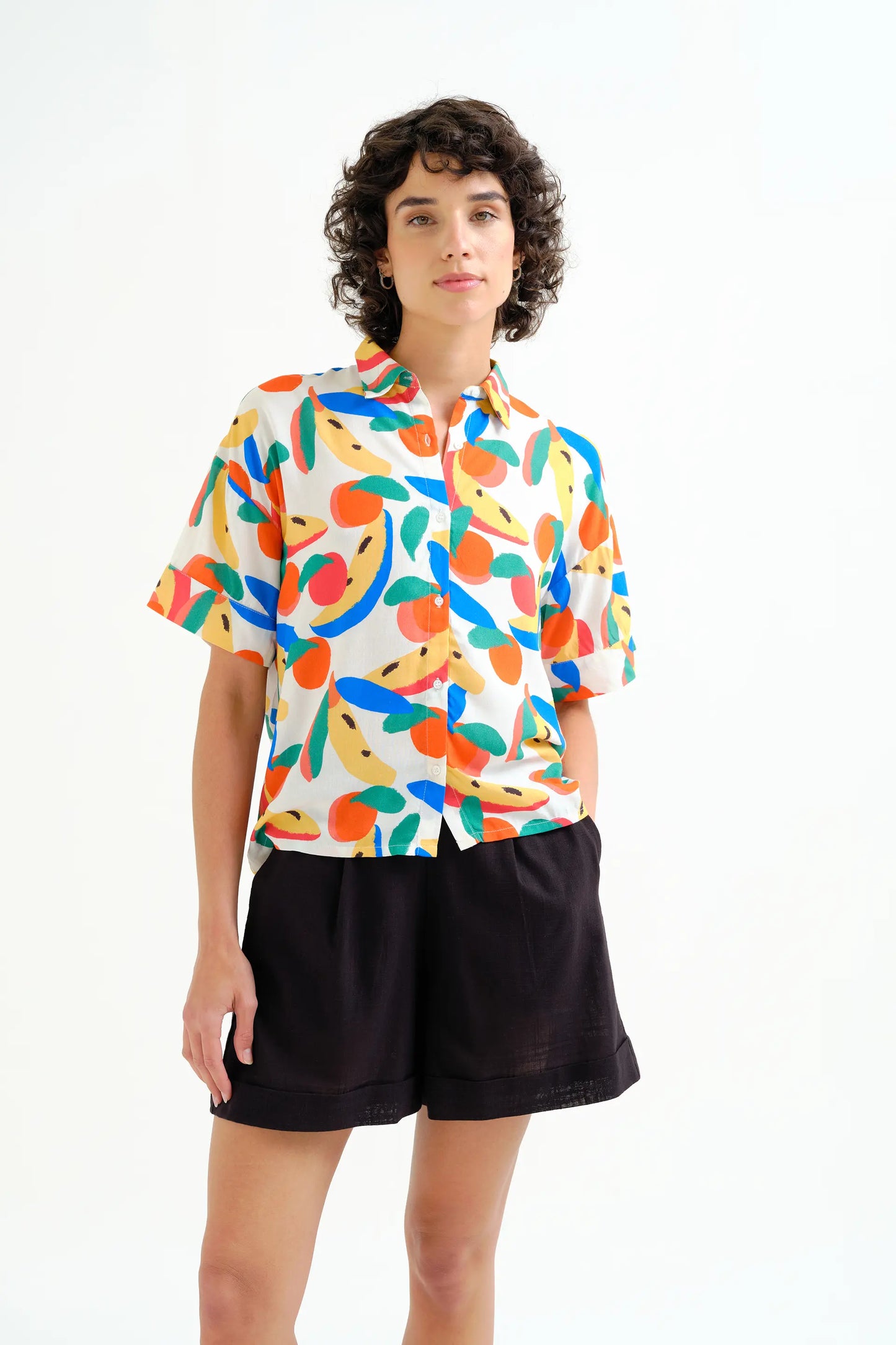 Shirt with Tutti Frutti Small print
