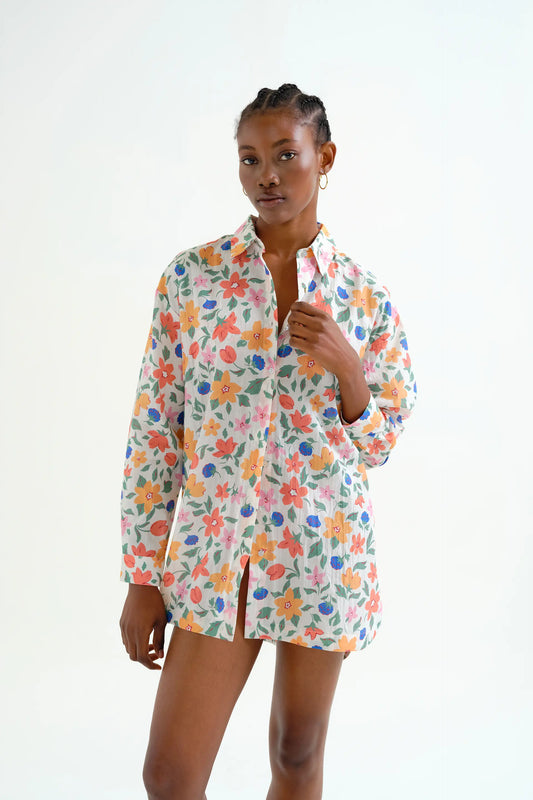 Camisa playera con estampado Lily Big